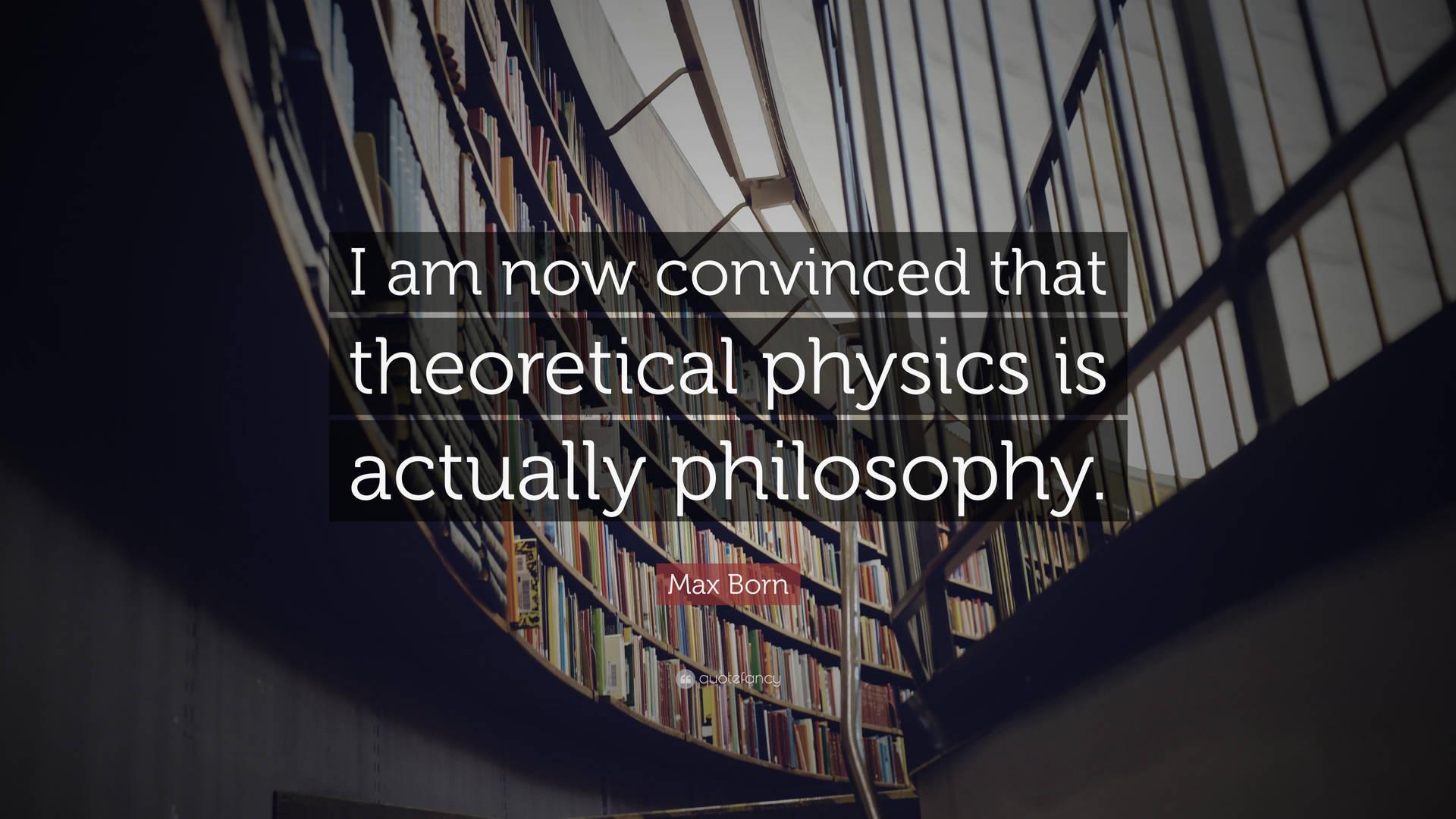 1920x1080 Download Theoretical Physics And Philosophy Wallpaper
