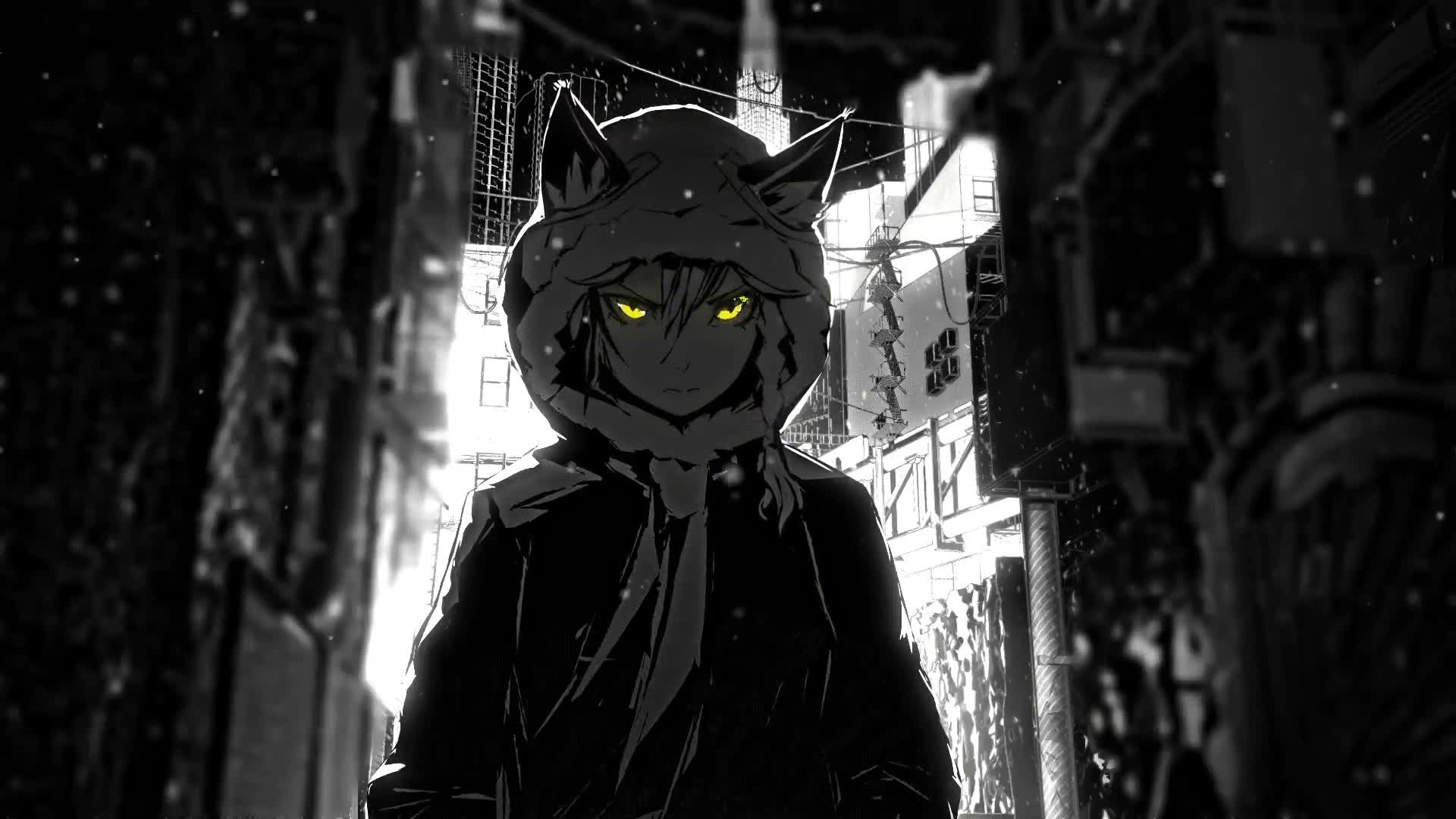 1920x1080 Hoodie Anime Boy In The Snow 4K Desktop Desktop Wallpaper