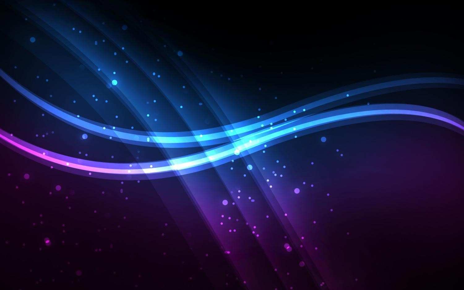 1500x937 Glowing Live Wallpaper Blue Violet Purple Black Light HD For Your XFCE Desktop