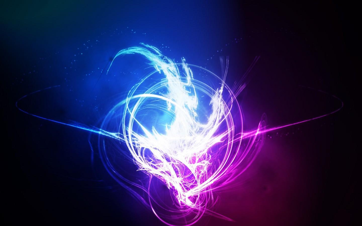 1440x899 Neon Purple Wallpaper