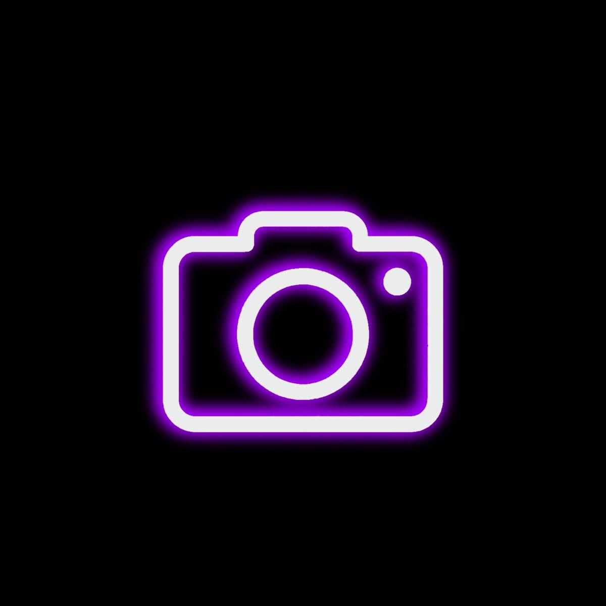 1200x1200 Purple Glow Icon Camera. Wallpaper Iphone Neon, Purple Wallpaper Iphone, Purple Wallpaper