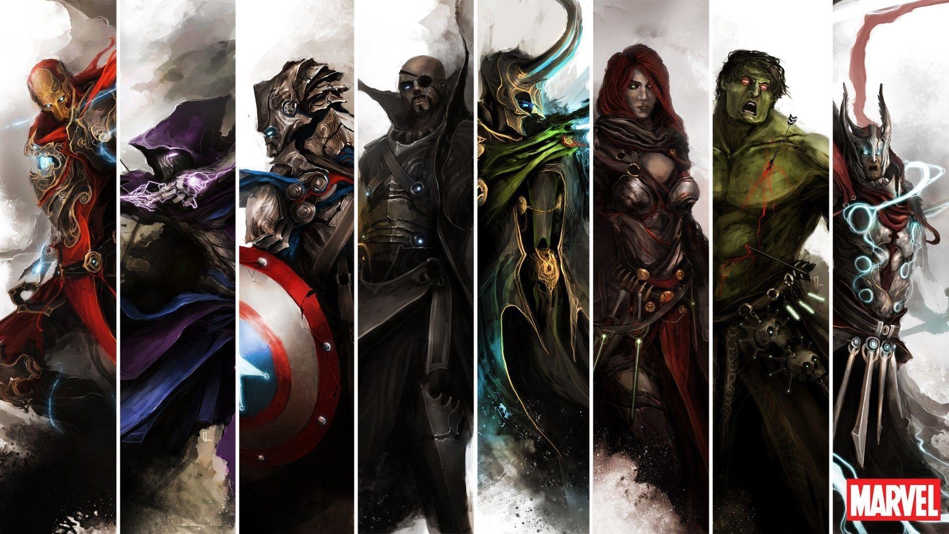 1920x1080 Avengers Desktop Wallpaper