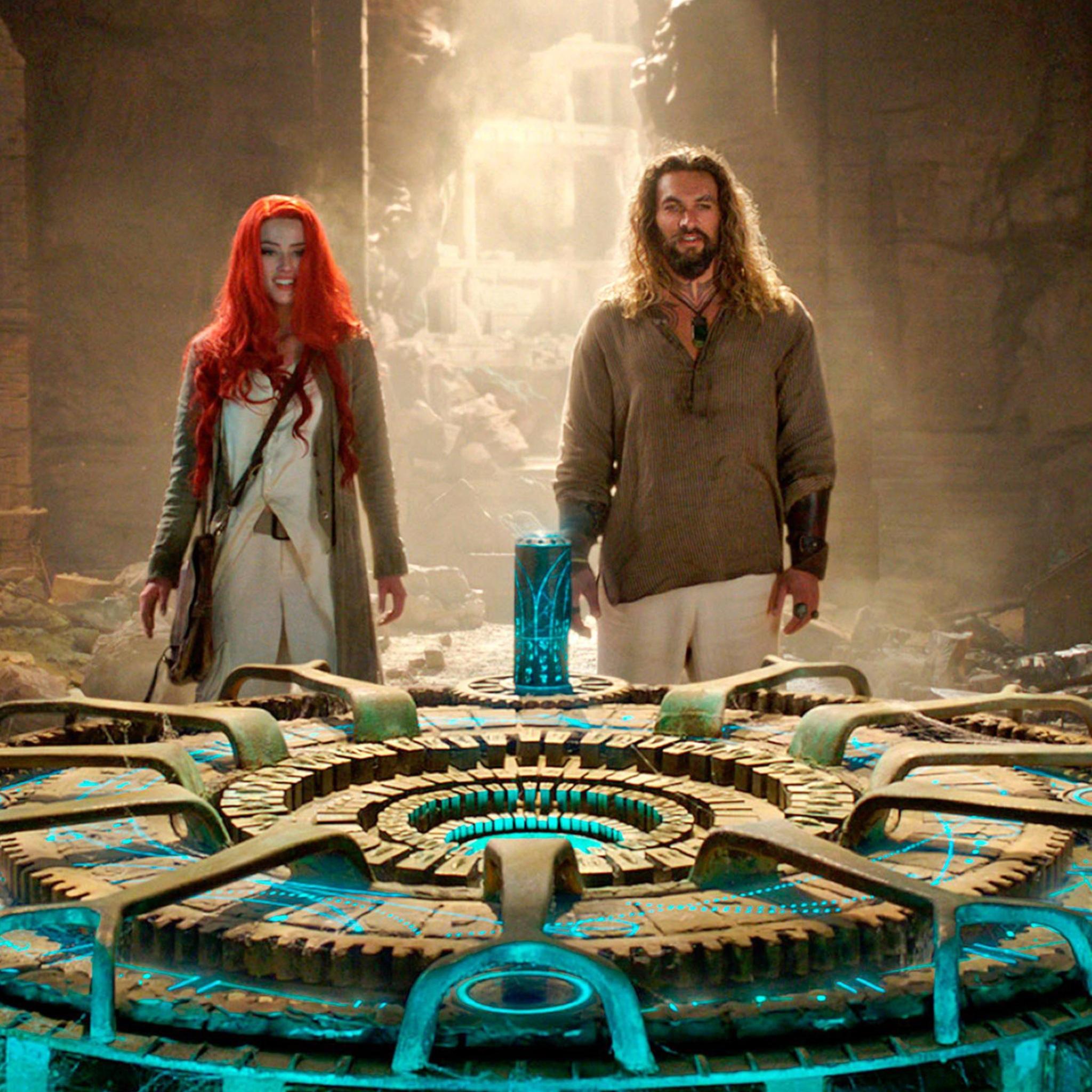 2048x2048 Wallpaper 4k Aquaman And Mera From Movie 4k Wallpaper
