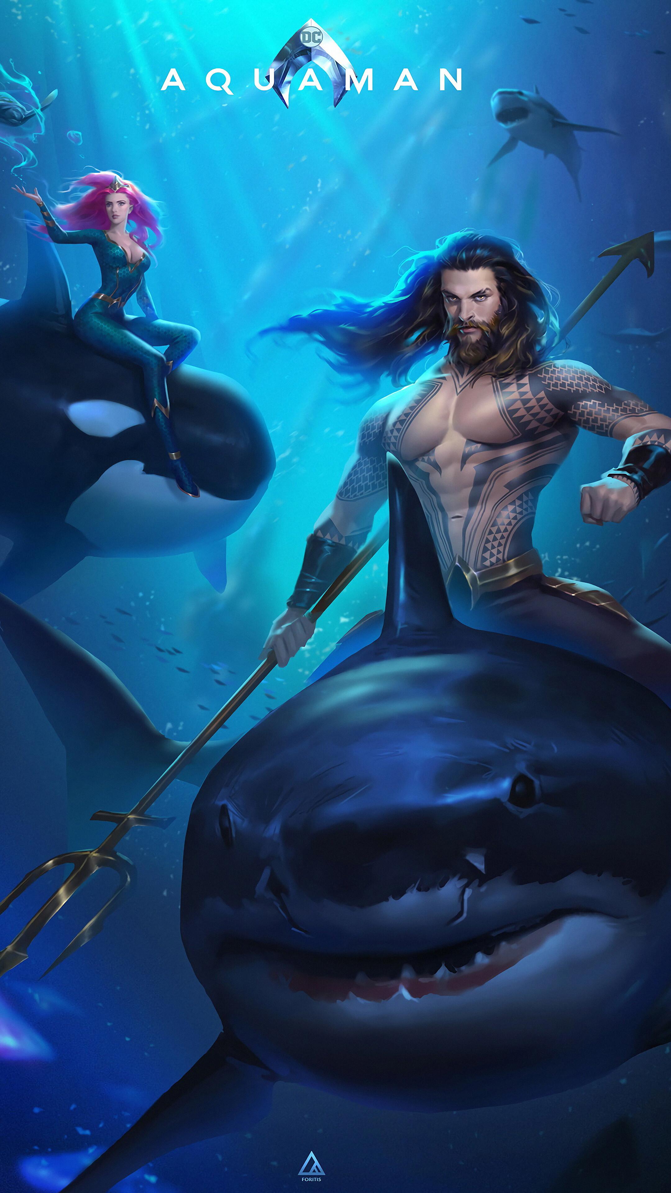 2160x3840 Aquaman, Mera, 4k Gallery HD Wallpaper