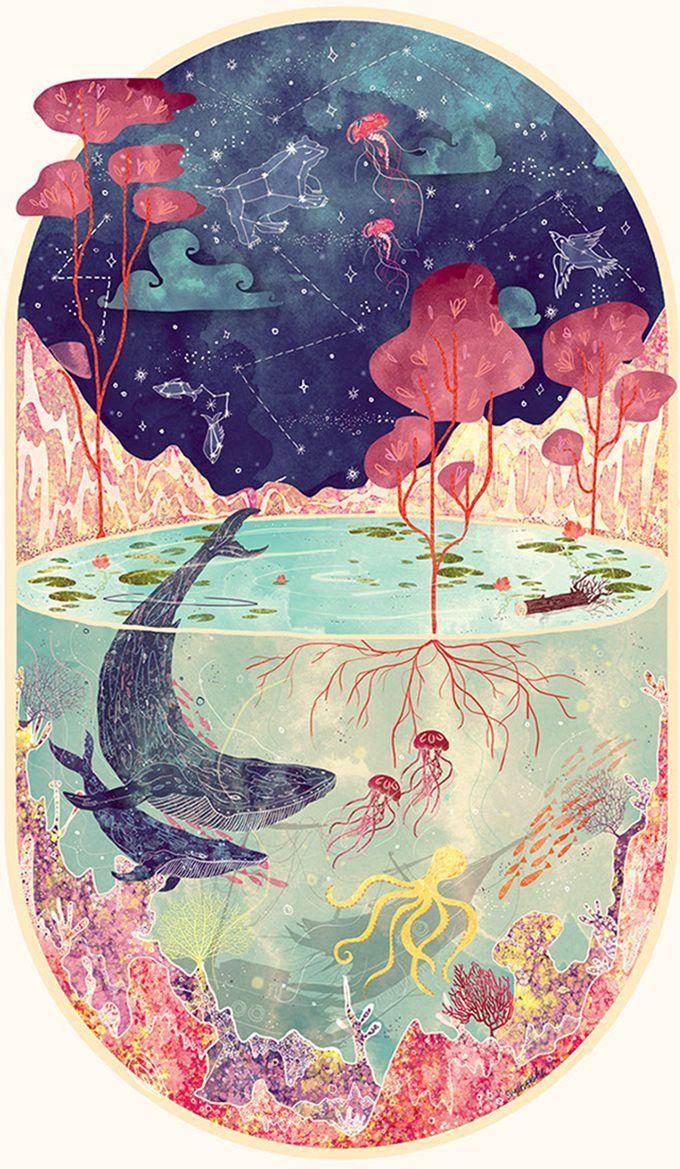 680x1169 Svabhu Kohli's Illustrations Celebrate Nature's Splendor