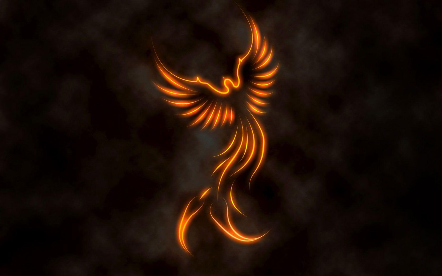 1680x1050 Phoenix Feather Wallpaper