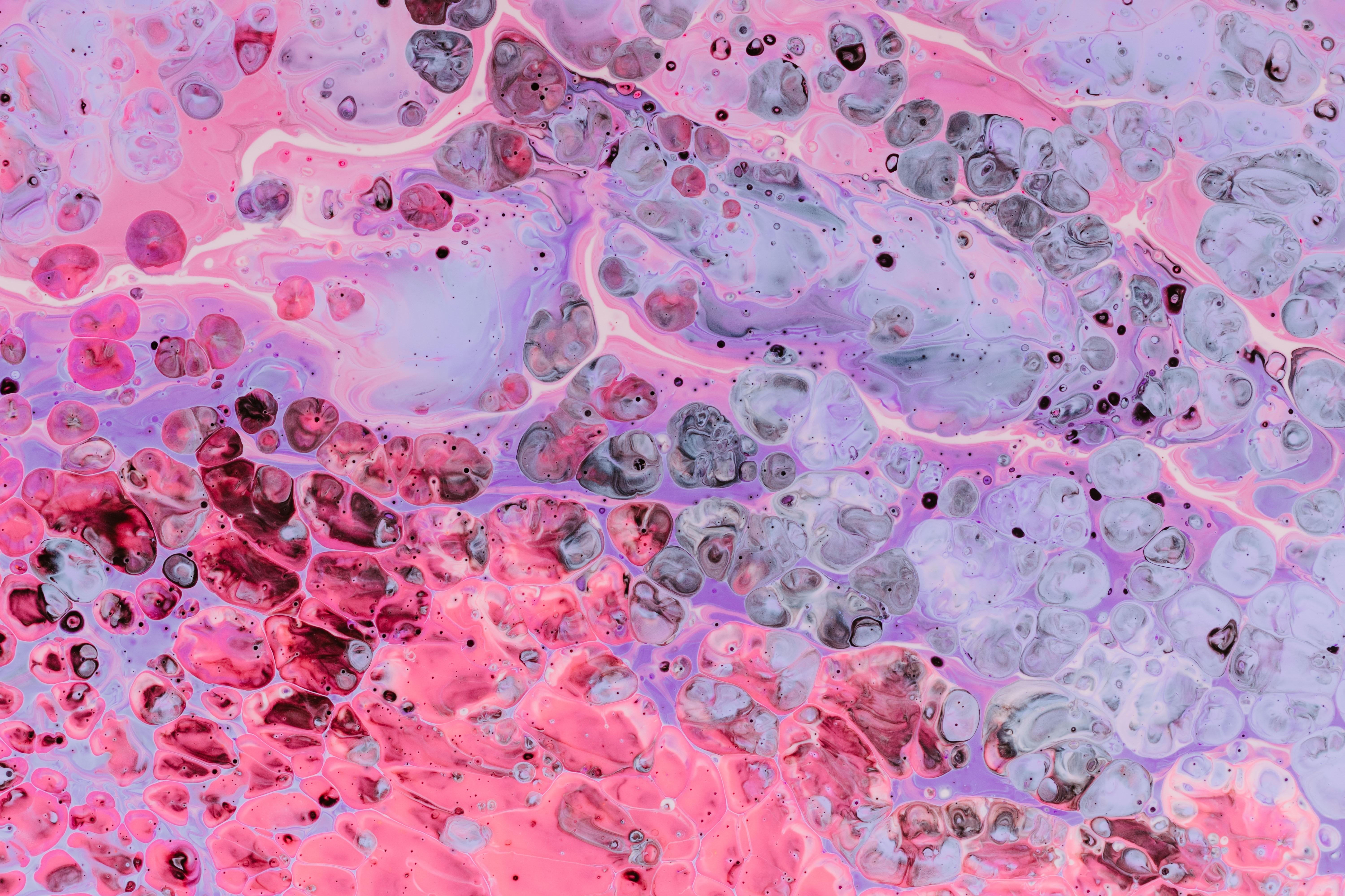 6000x4000 Wallpaper / pink, paint splatter, paint splash, abstract, white, purple free download