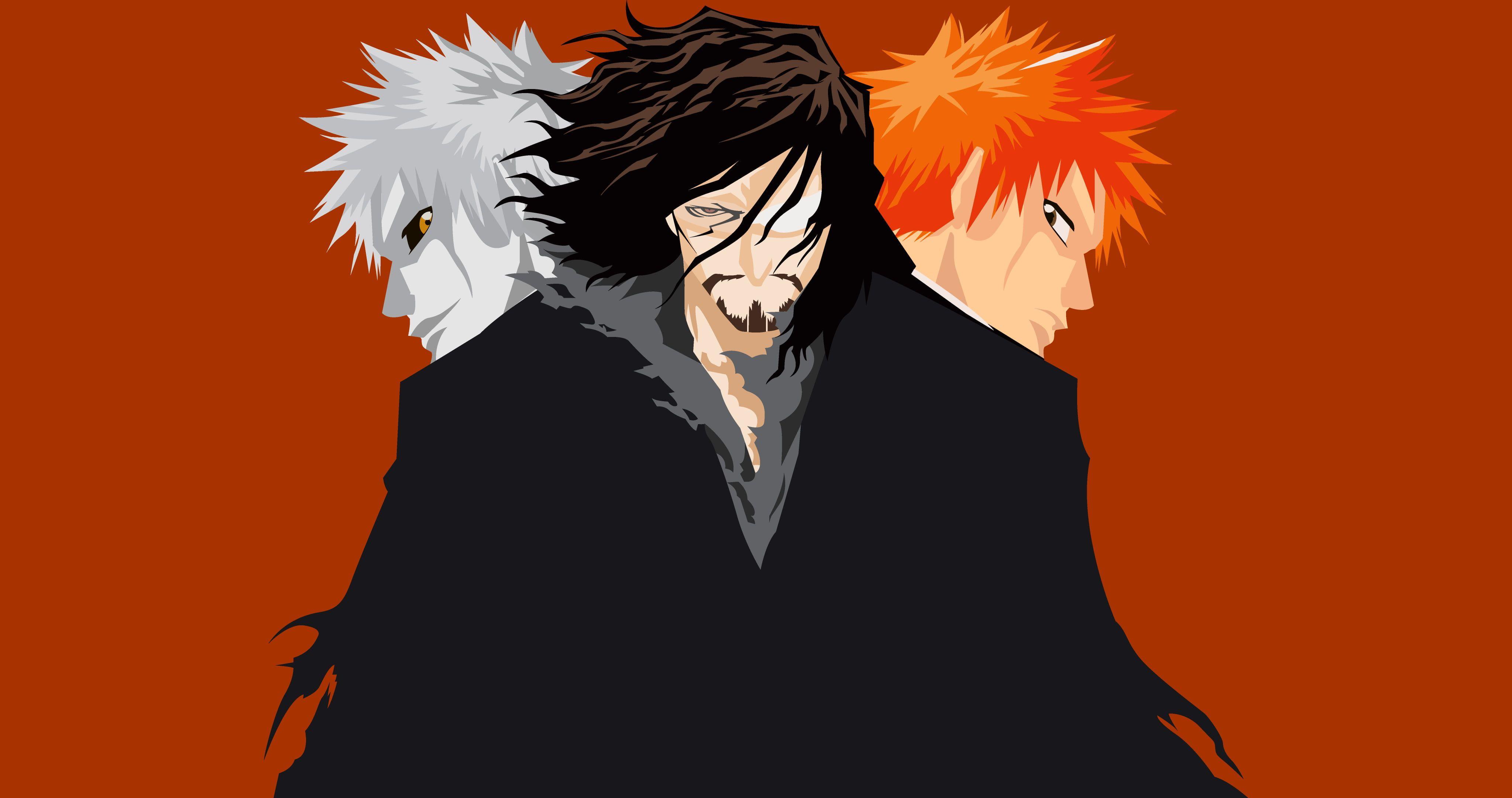 4096x2160 Bleach Hollow Ichigo Ichigo Kurosaki #Minimalist Orange Hair Short Hair White Hair Zangetsu (Bleach) K #wallpaper #hdwal. Bleach anime, Anime wallpaper, Bleach