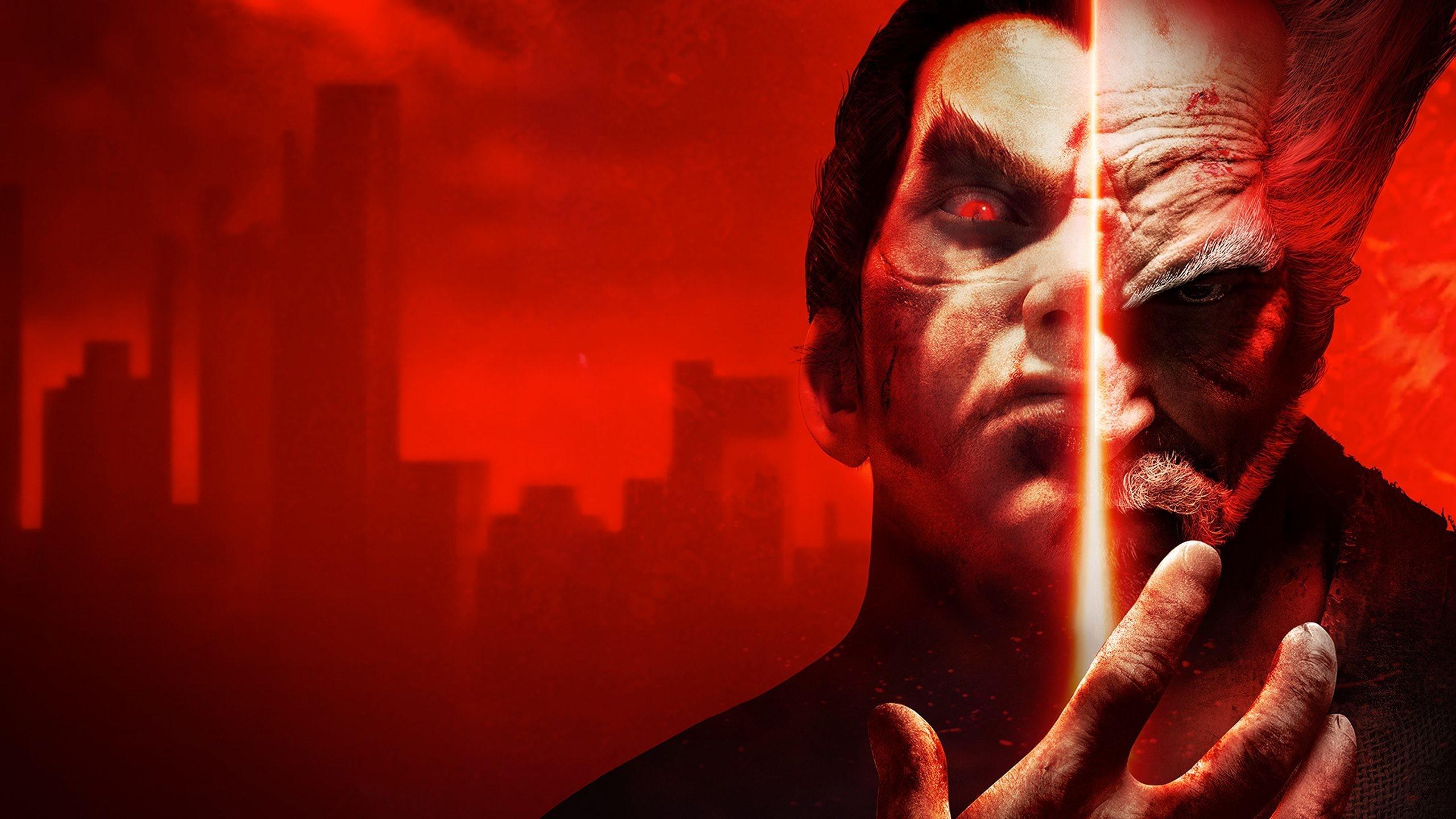 2560x1440 Tekken 7 Fated Retribution Heihachi Akuma Wallpaper in jpg format