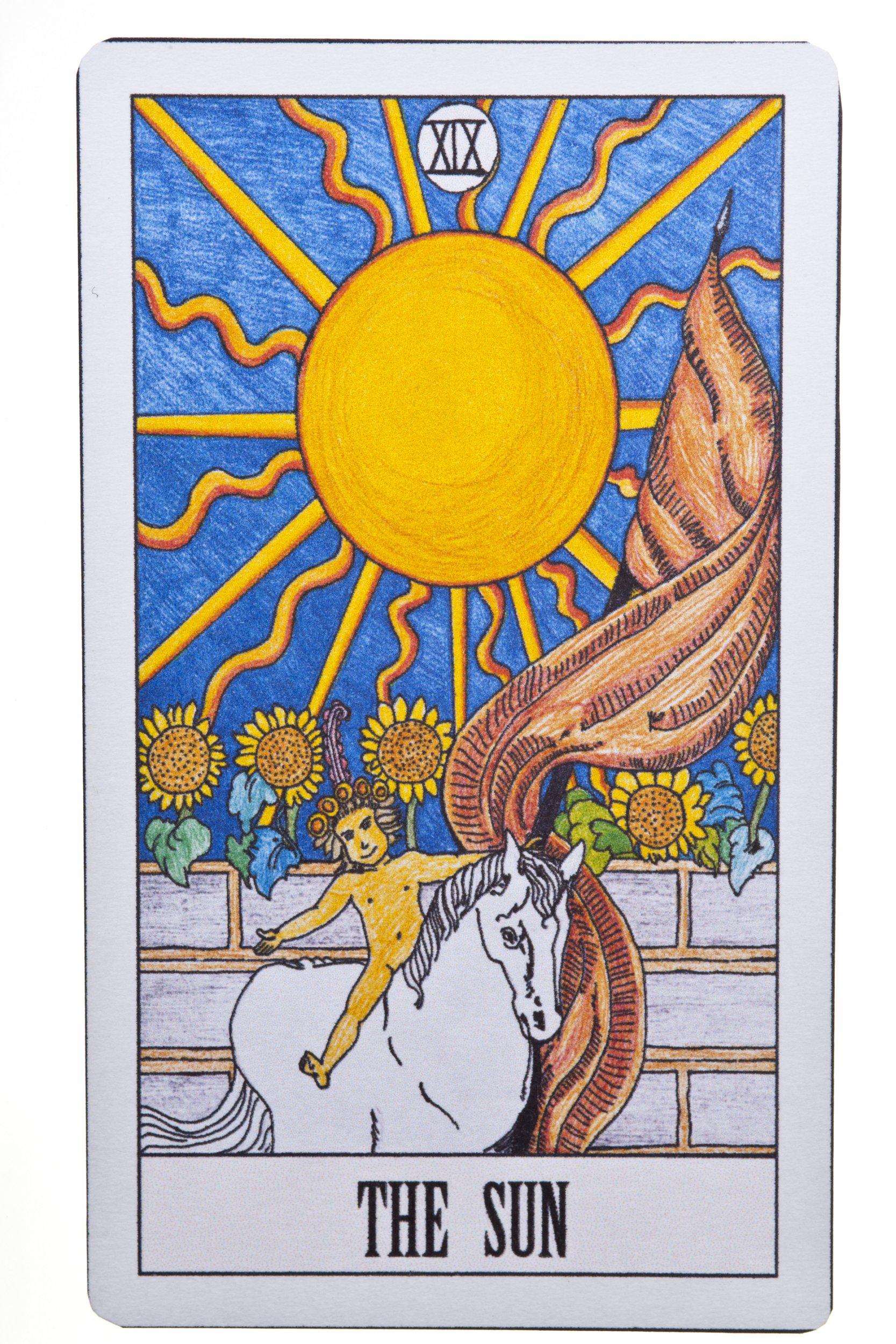 The Sun Tarot Card Wallpapers Top Free The Sun Tarot Card Backgrounds 
