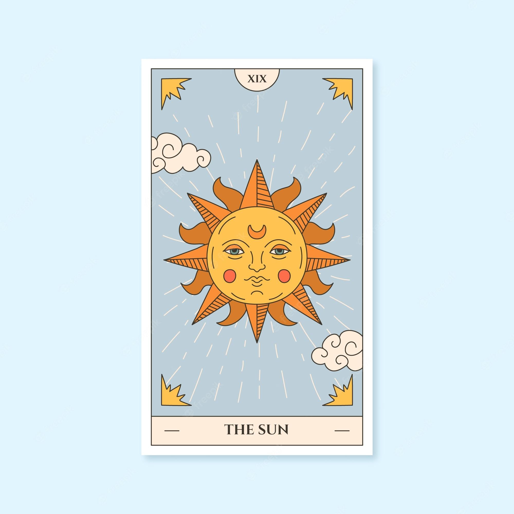 the-sun-tarot-card-wallpapers-top-free-the-sun-tarot-card-backgrounds