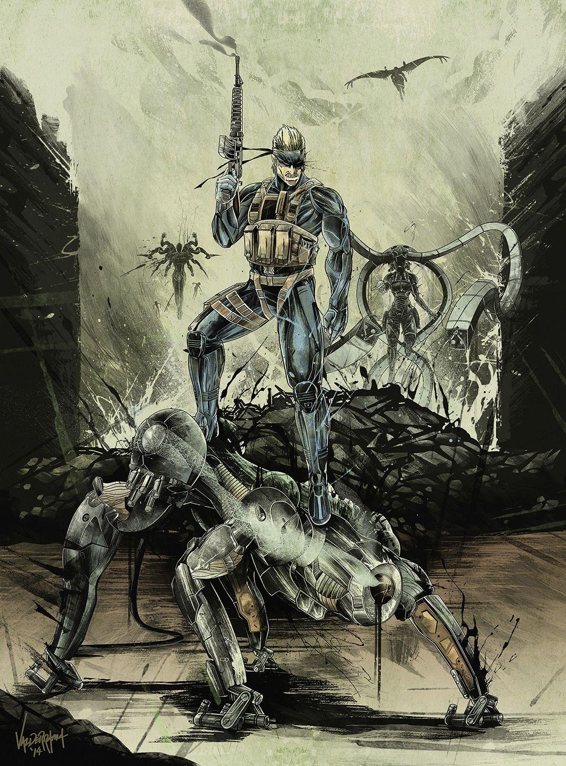 1109x1500 MGS4 Old Snake. Metal gear solid, Gear art, Metal gear series