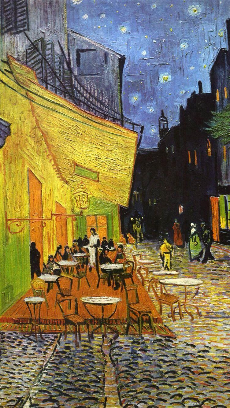 752x1334 Van Gogh Mobile Wallpaper