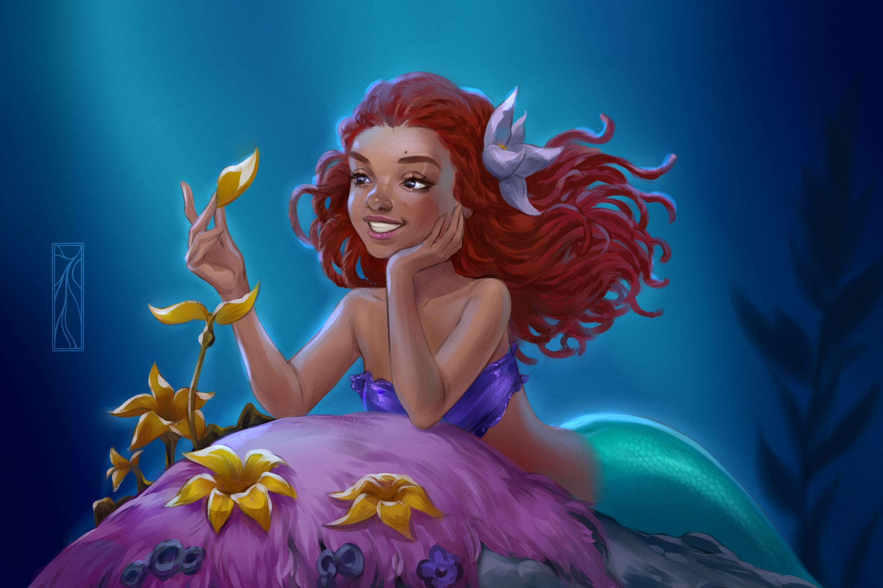 3000x2000 The Little Mermaid HD Wallpaper