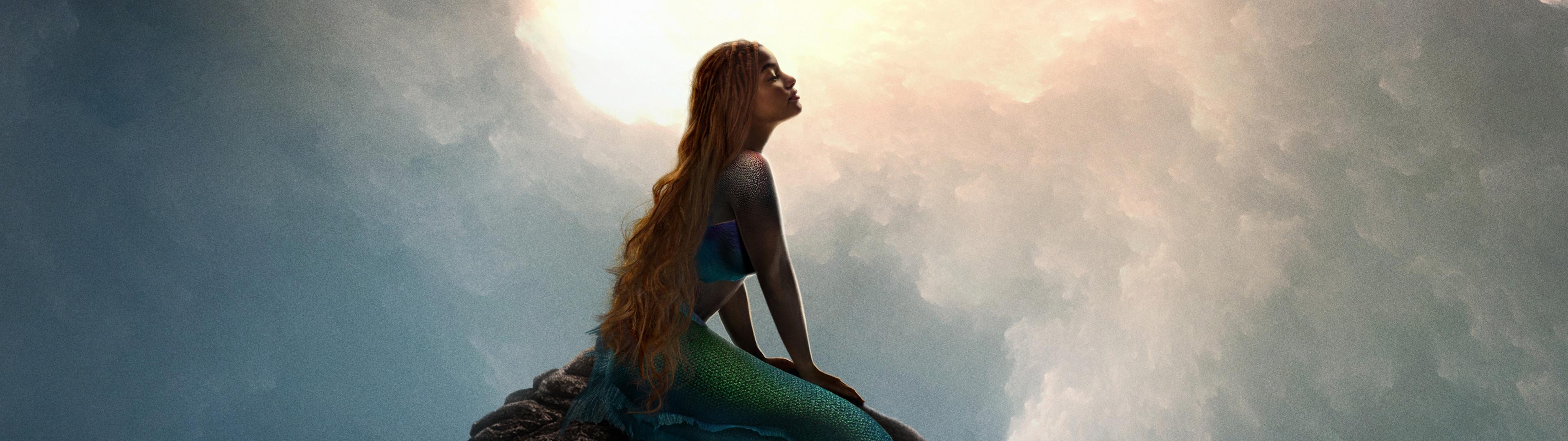 3840x1080 The Little Mermaid Wallpaper 4K, 2023 Movies, Movies