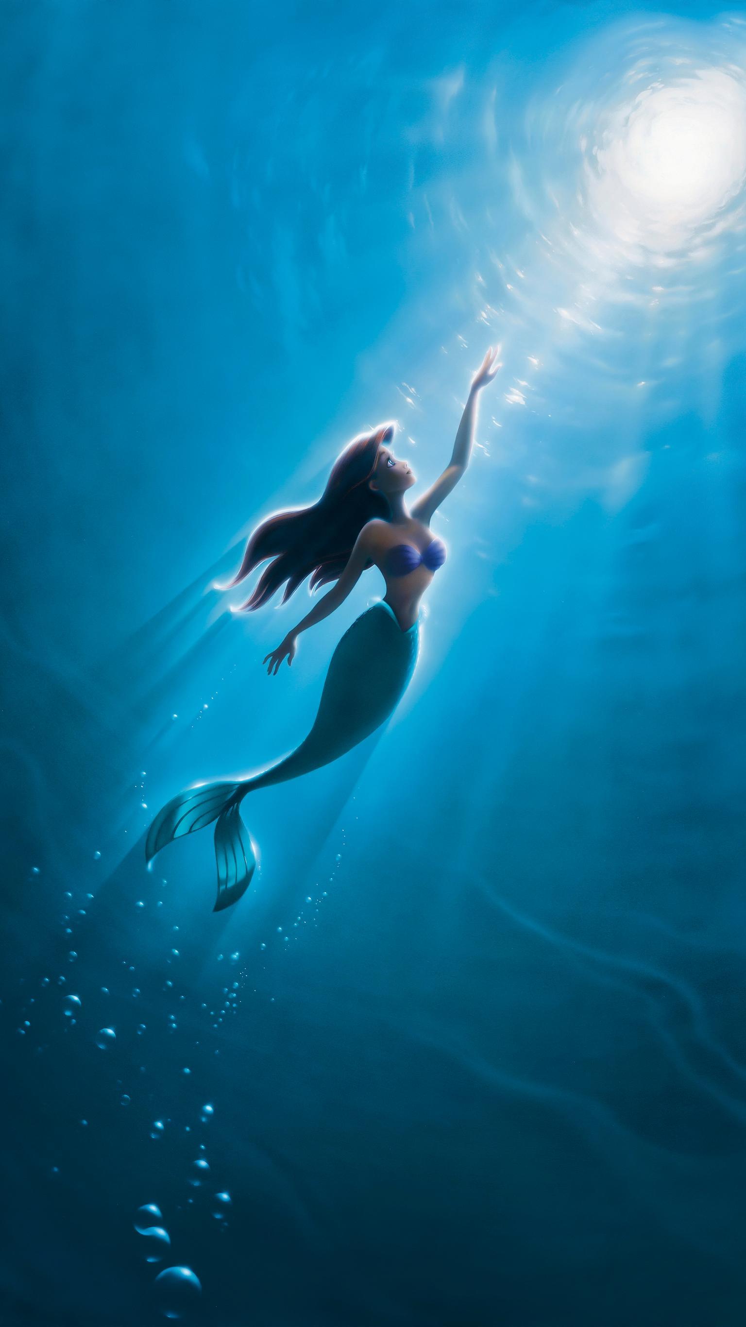 1536x2732 The Little Mermaid iPhone Wallpaper