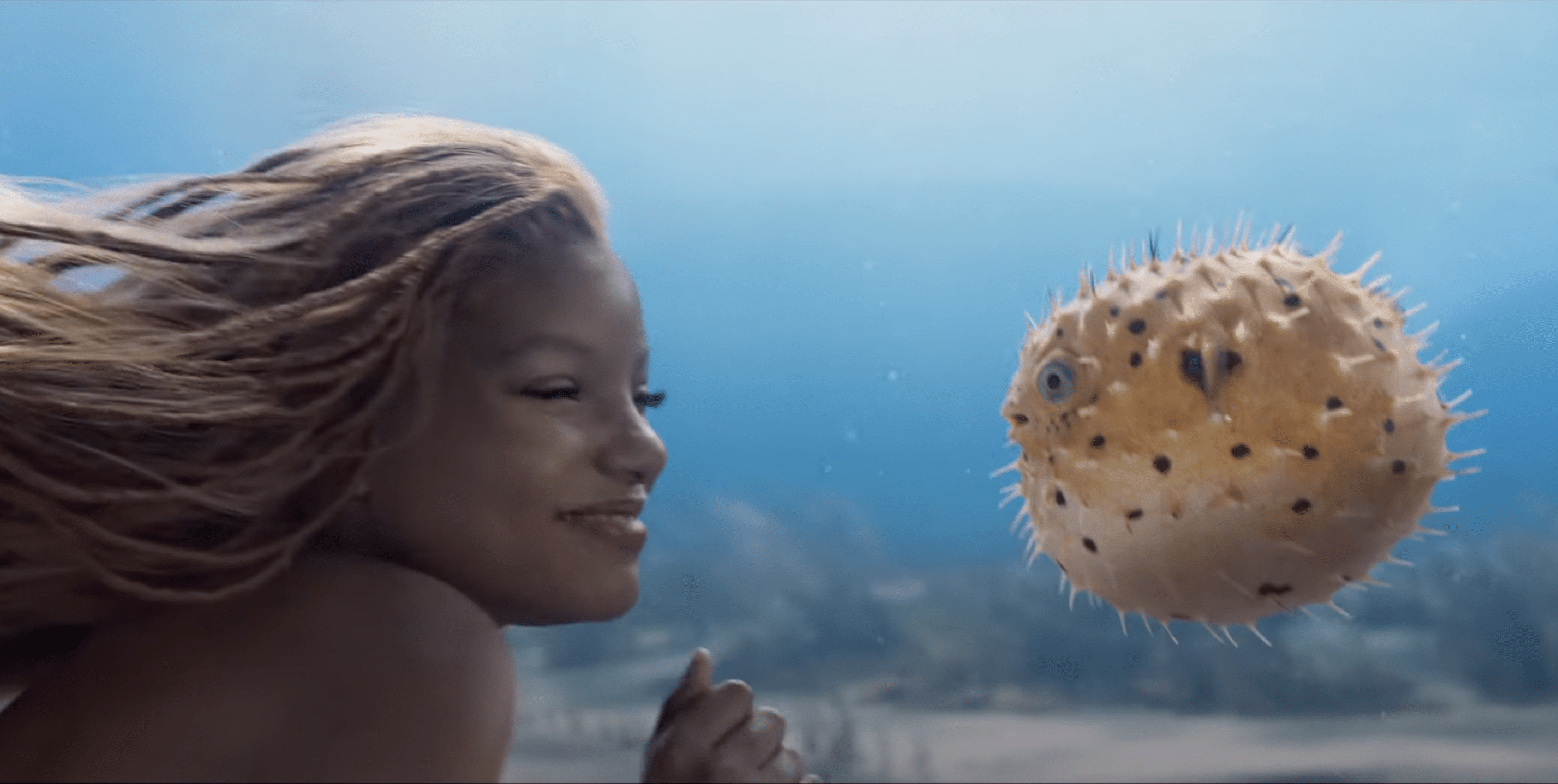 2856x1438 The Little Mermaid Trailer: Halle Bailey Sings, Ursula & Prince Eric