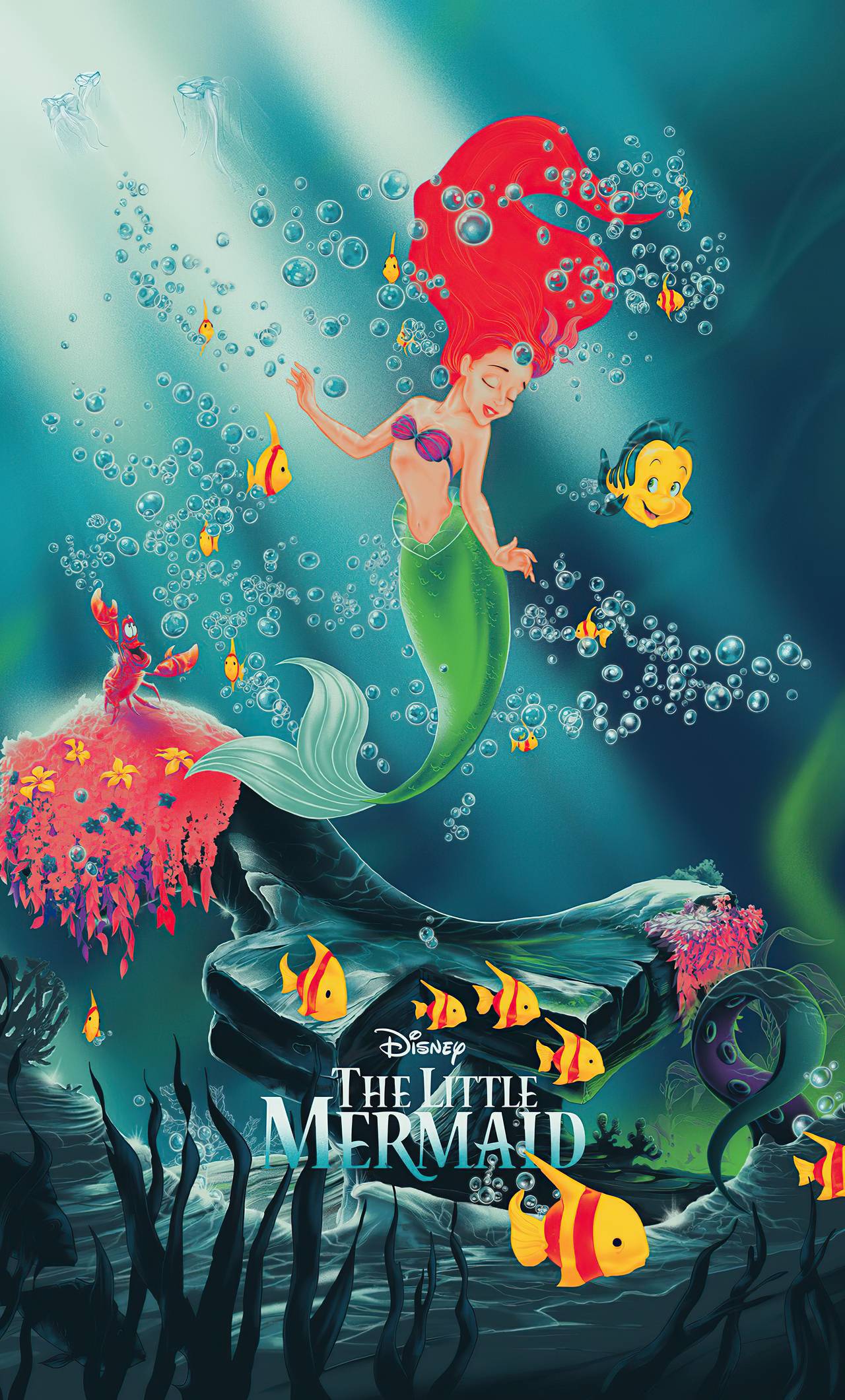 1280x2120 The Little Mermaid Poster 4k iPhone HD 4k Wallpaper, Image, Background, Photo and Picture