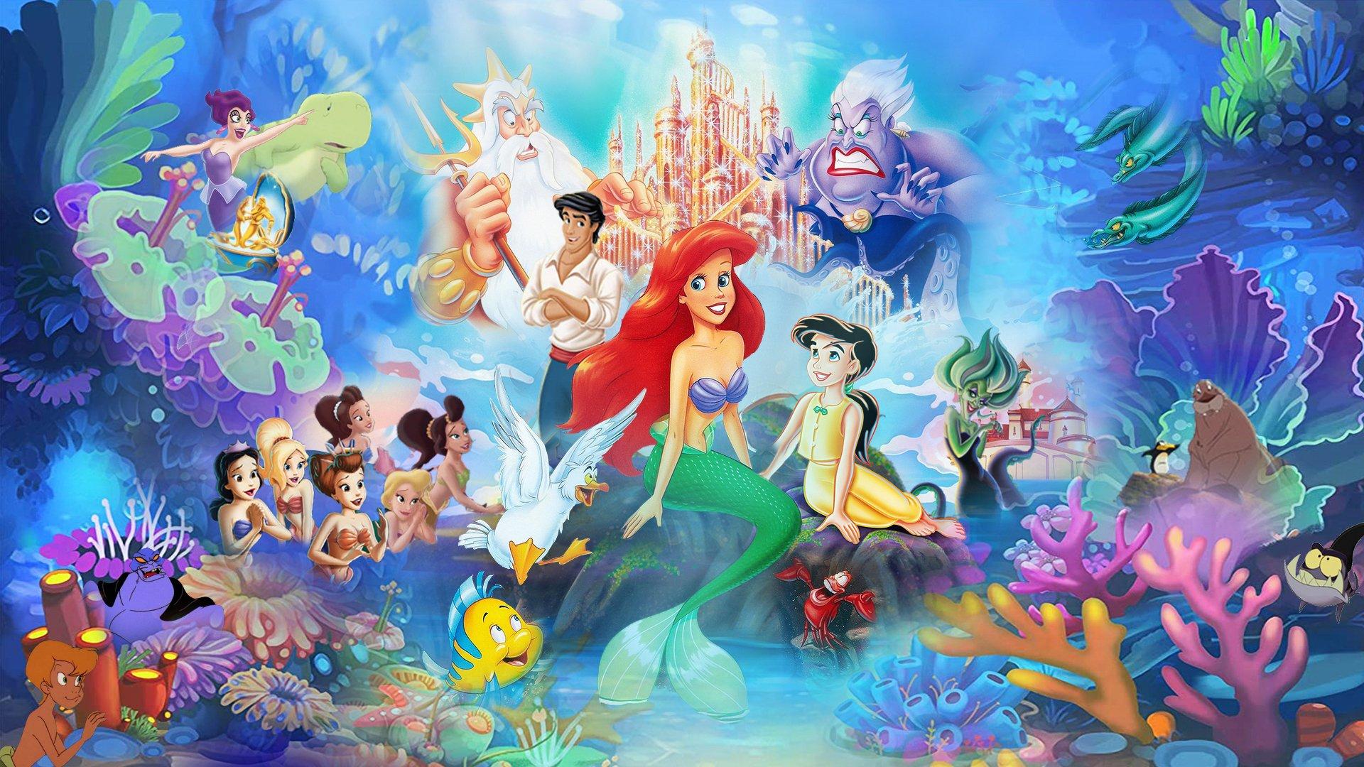 1920x1080 The Little Mermaid (1989) HD Wallpaper