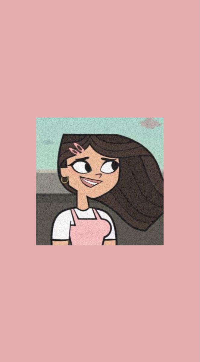 664x1200 Aesthetic Brown Hair Girl Wallpaper