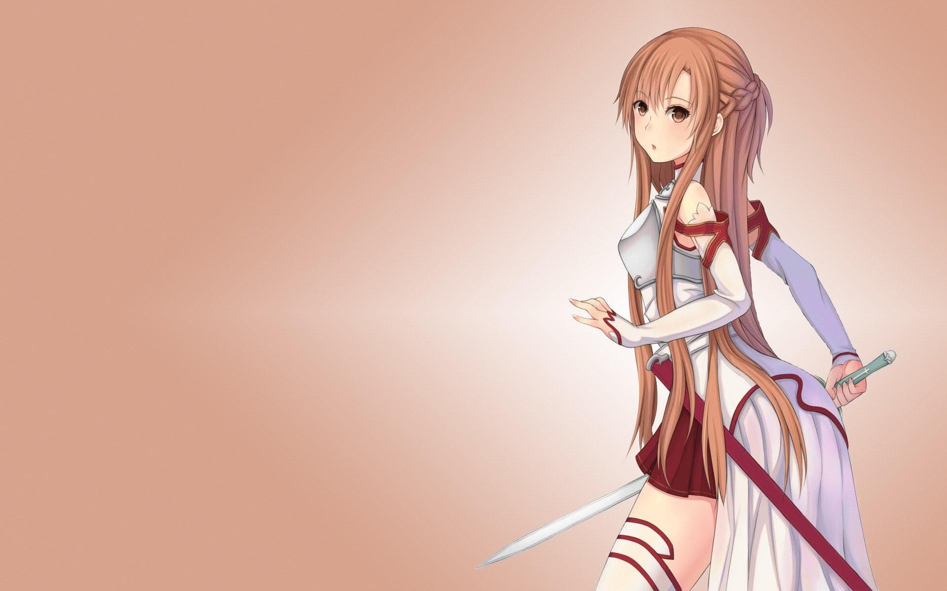 1920x1200 Anime Girl With Long Brown Hair And Brown Eyes HD Wide Wallpaper for Widescreen (89 Wallpaper)