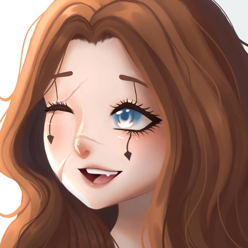 960x960 Download Cute Pfp Of Brown Haired Girl Wallpaper