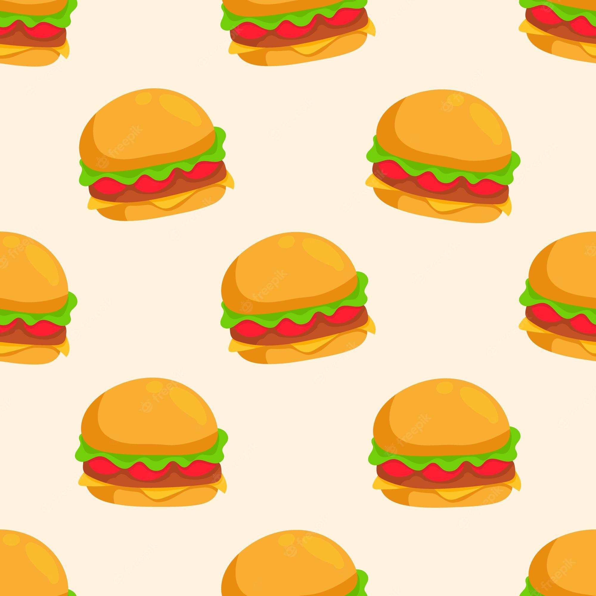 Cartoon Hamburger Wallpapers - Top Free Cartoon Hamburger Backgrounds