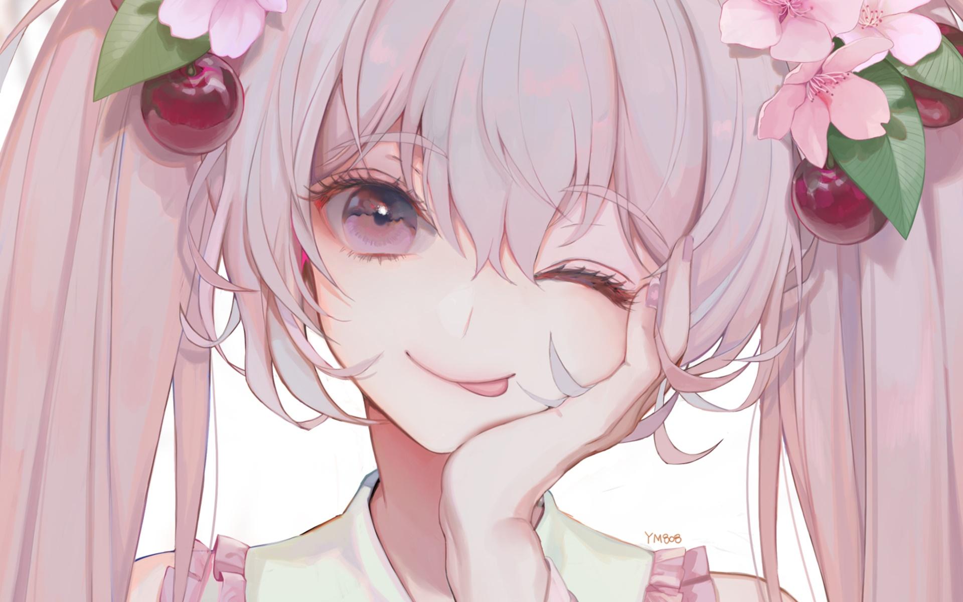 1920x1200 Vocaloid HD, Sakura Miku Gallery HD Wallpaper