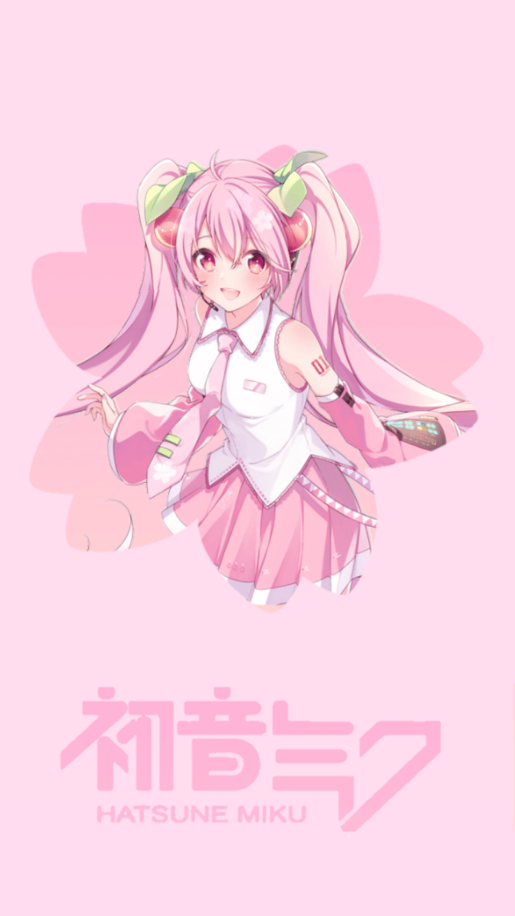 737x1311 Free download Lunas Anime Wallpaper Sakura Miku wallpaper [737x1311] for your Desktop, Mobile & Tablet. Explore Sakura Hatsune Miku Wallpaper. Miku Hatsune Wallpaper, Hatsune Miku Wallpaper, Hatsune Miku Background
