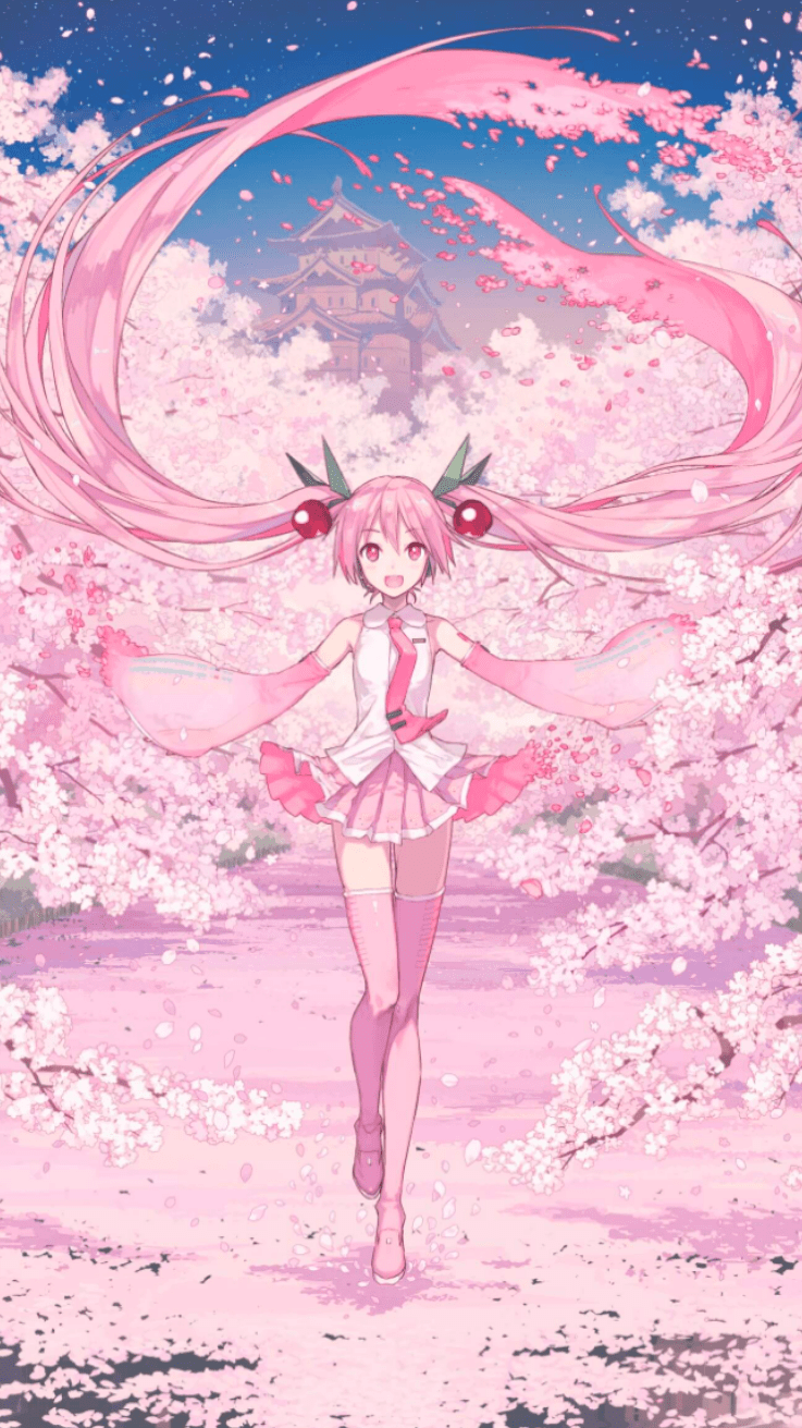737x1311 Free download YOUR name jeff Sakura Miku wallpaper [737x1311] for your Desktop, Mobile & Tablet. Explore Sakura Hatsune Miku Wallpaper. Miku Hatsune Wallpaper, Hatsune Miku Wallpaper, Hatsune Miku Background