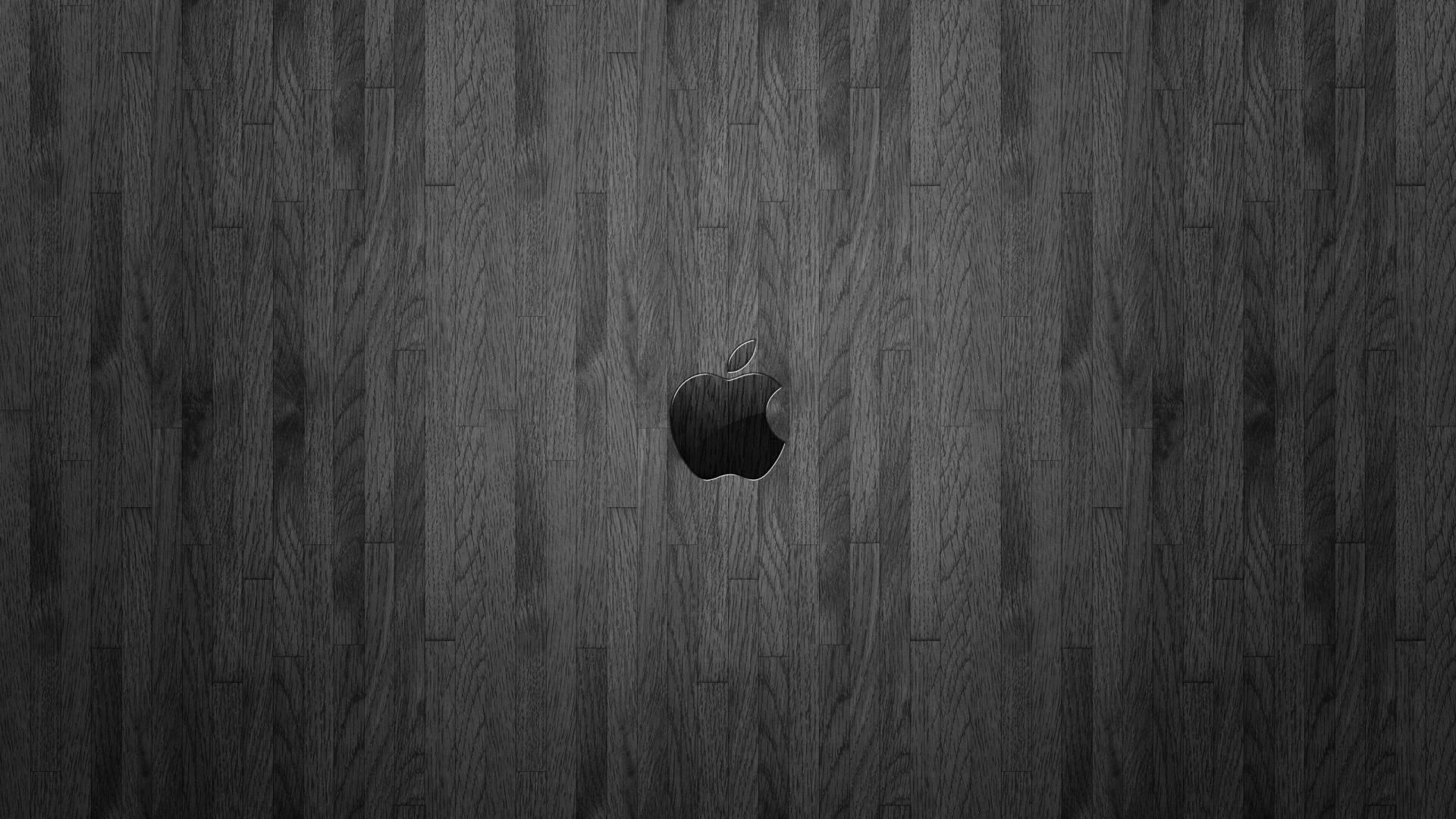 1920x1080 hd pics photo best beautiful apple logo texture gray wood HD quality desktop background wallpaper