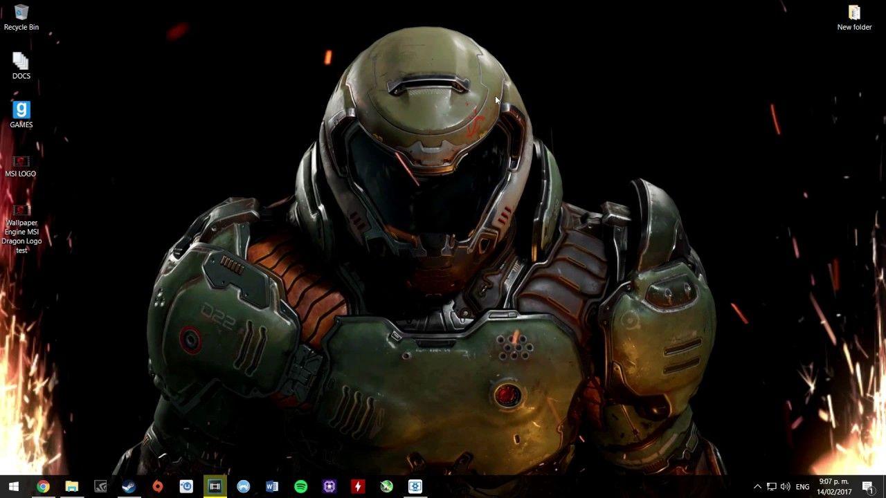 Обои doom для wallpaper engine