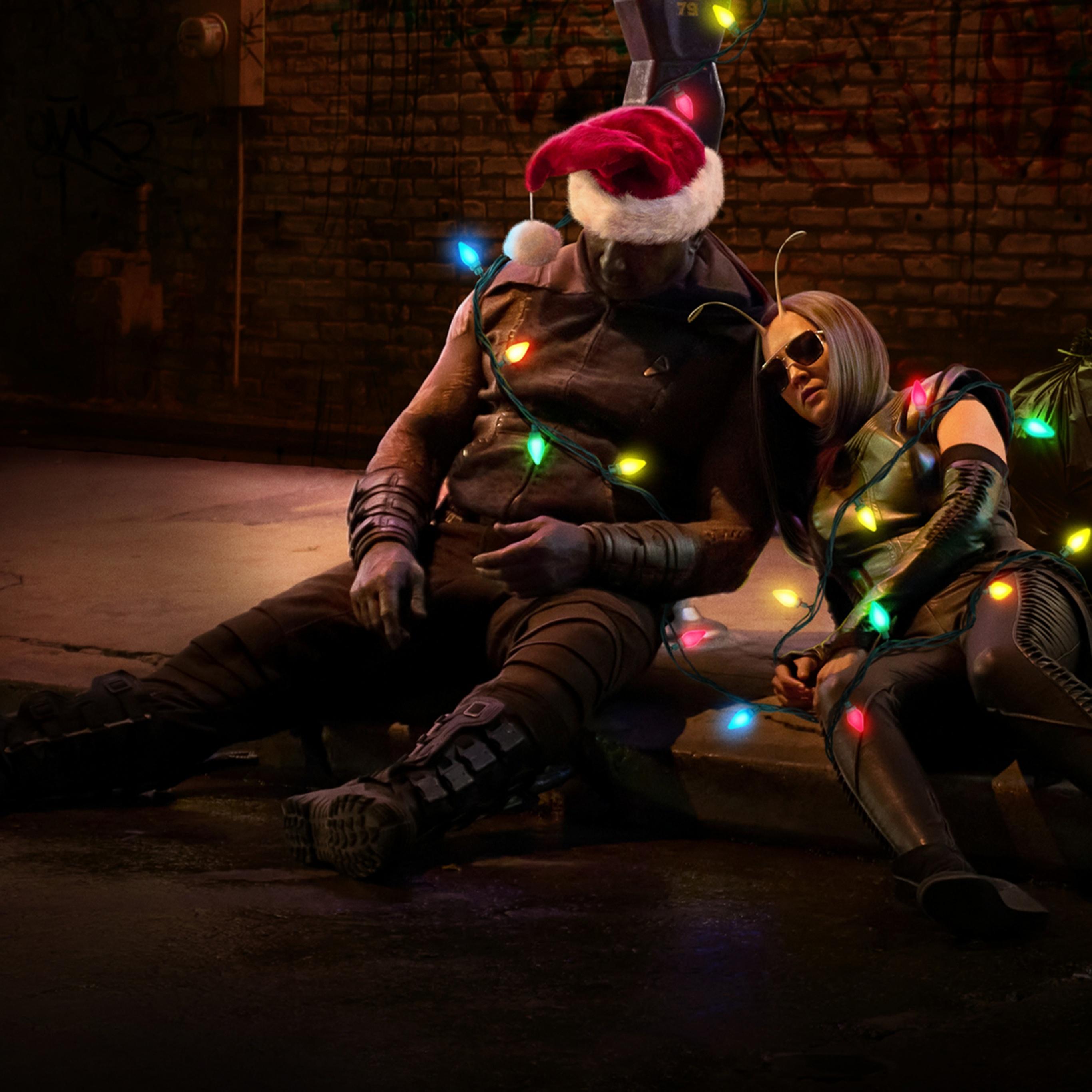 2732x2732 The Guardians of the Galaxy Holiday Special Wallpaper 4K, Dave Bautista as Drax, Movies