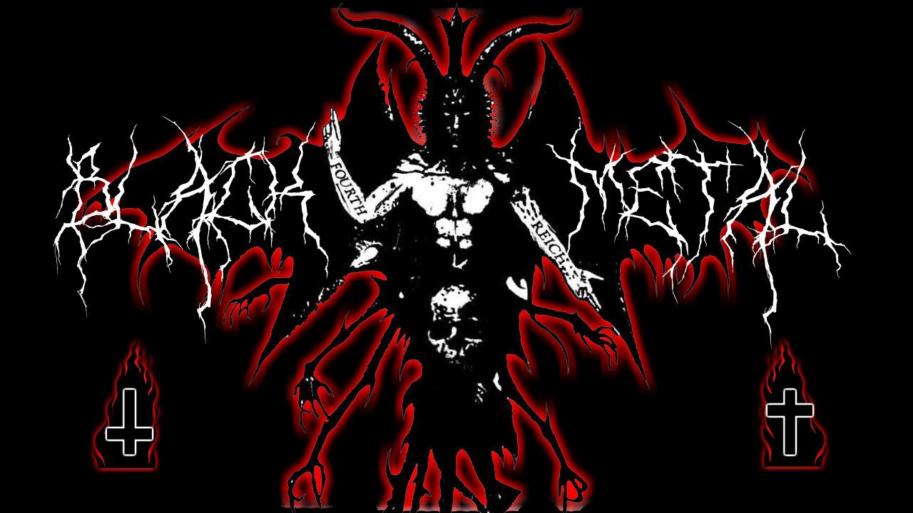 1280x720 Venom Black Metal Wallpaper