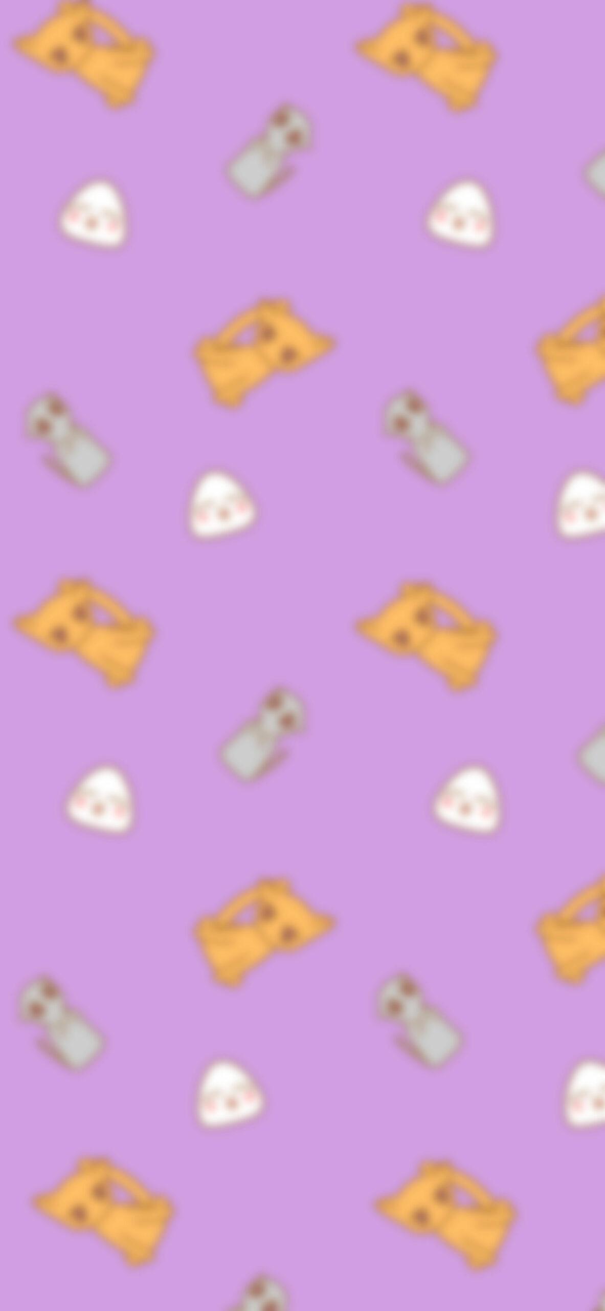 1183x2560 Fruits Basket Pattern Purple Wallpaper Basket Wallpaper