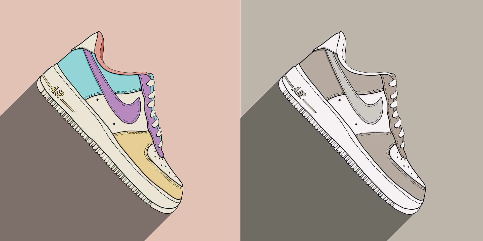 1920x960 Free Cartoon Nike Shoes Wallpaper Downloads, Cartoon Nike Shoes Wallpaper for FREE