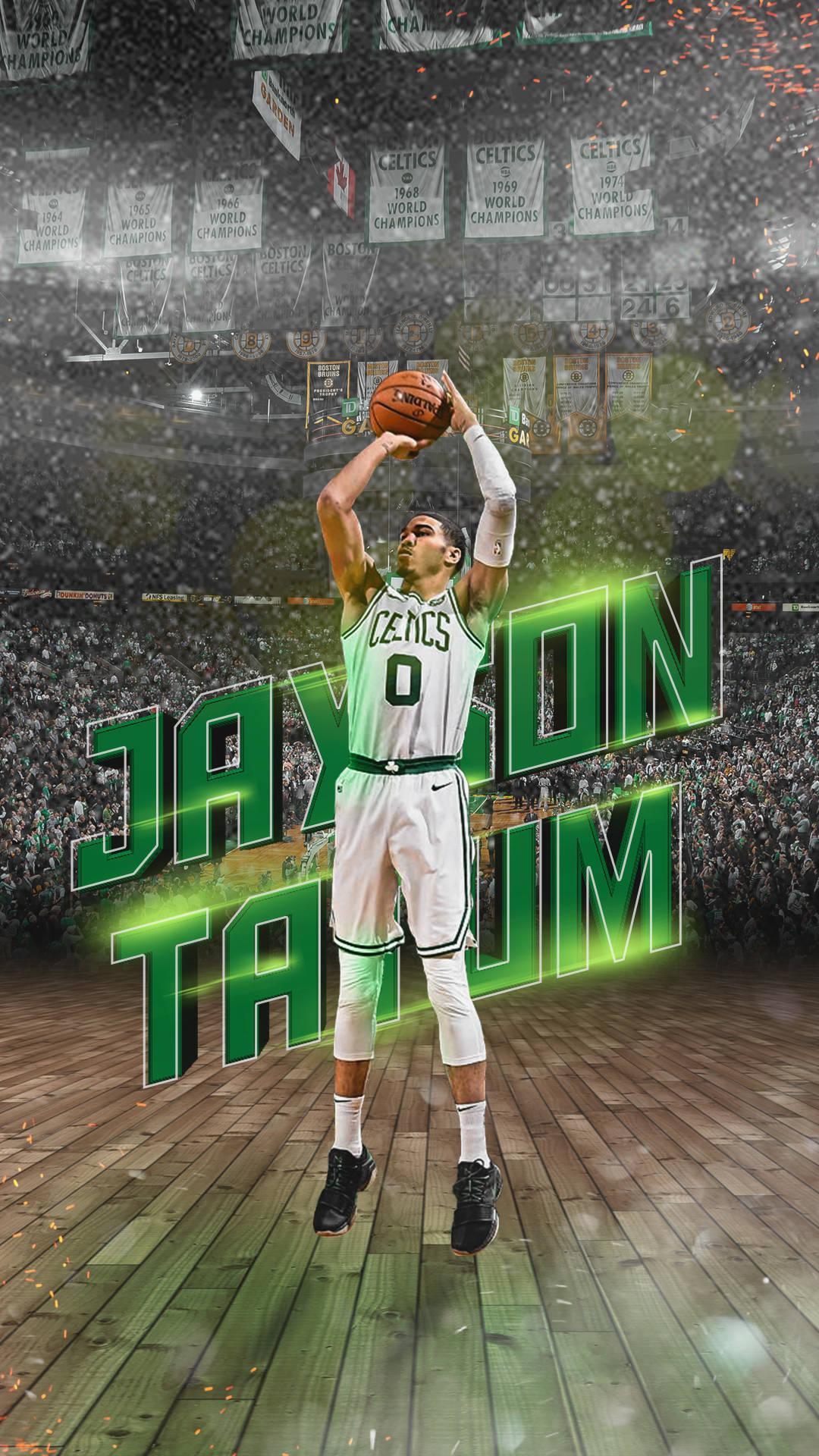 Made a phone wallpaper for myself so wanted to share if anyone else is a  fan JT classic look  rbostonceltics