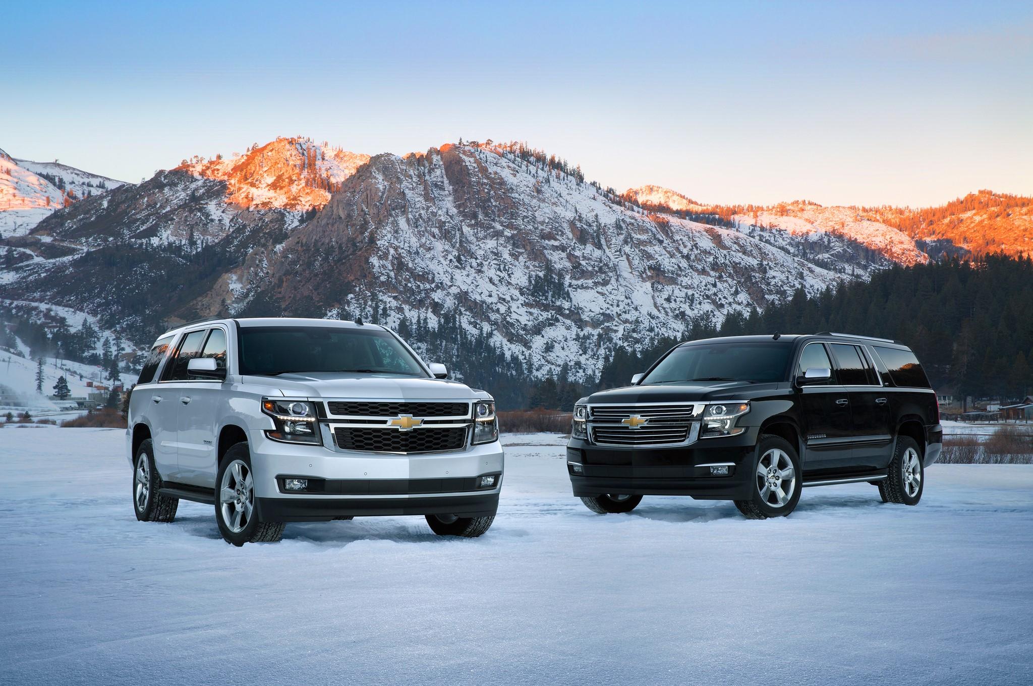 2048x1360 suburban, Chevrolet, Winter, Mountains, Snow, Two Gallery HD Wallpaper