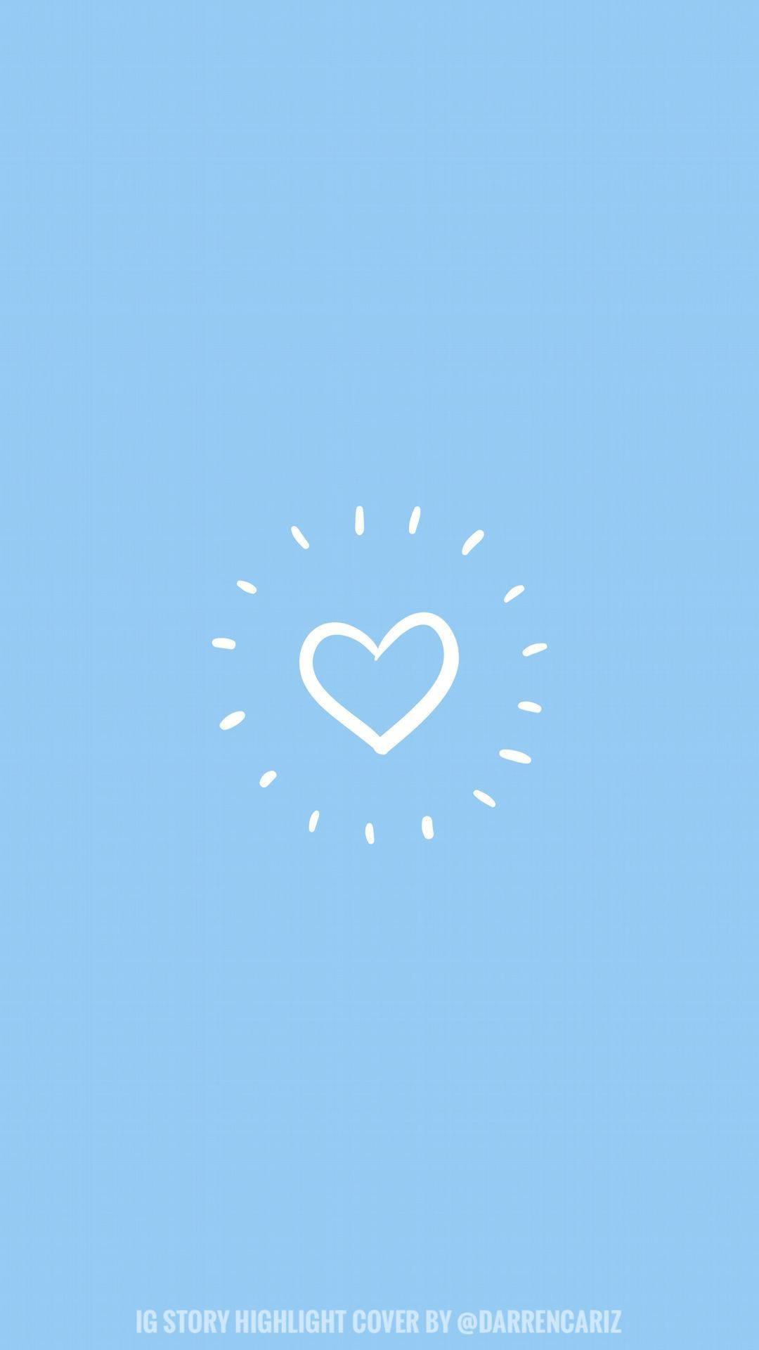 Light Blue Heart Wallpapers - Top Free Light Blue Heart Backgrounds ...