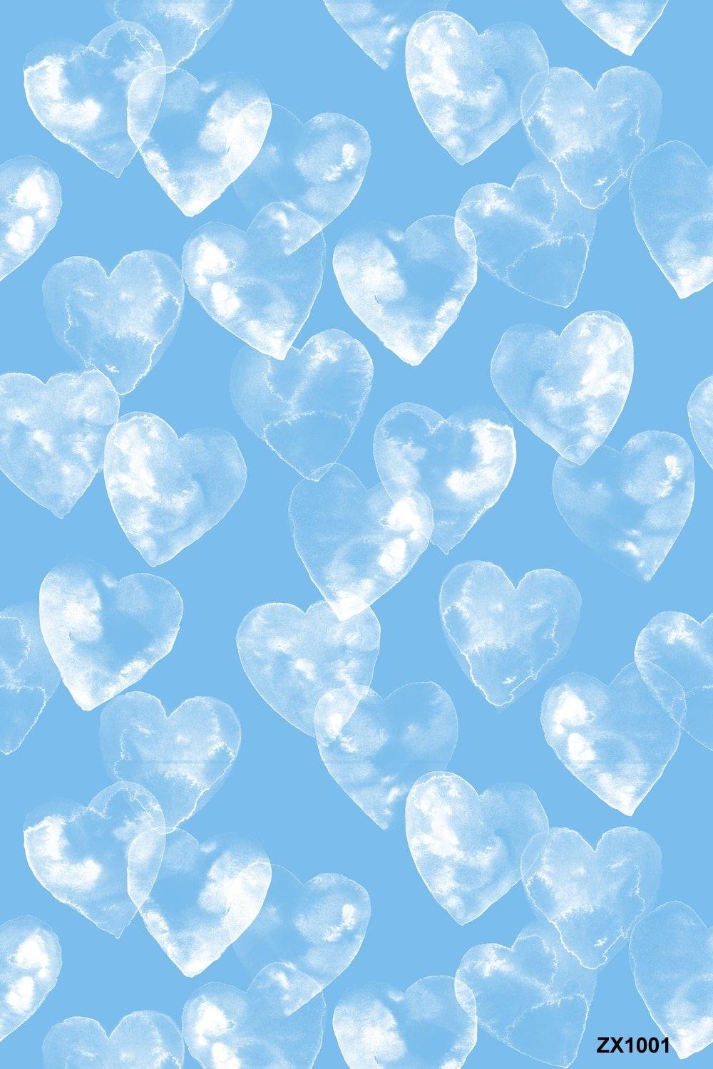 Light Blue Heart Wallpapers Top Free Light Blue Heart Backgrounds
