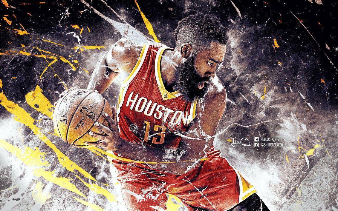 1131x707 Download Cool Nba James Harden Poster Wallpaper