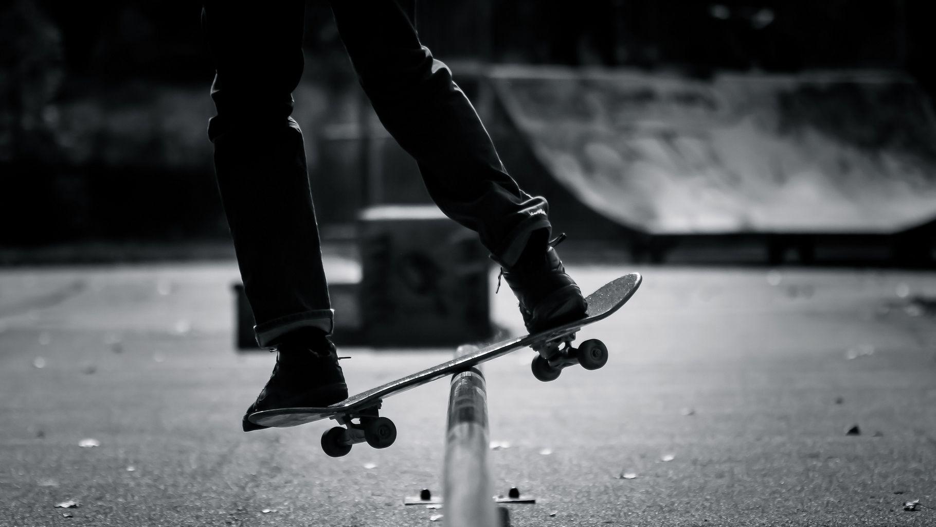 1820x1024 skateboarding #skatelife #skateyourcity #lifestyle #b&w #bold #yogi #artists #fatape #skate #l. Skateboard wallpaper, Skateboard tattoo, History of skateboarding