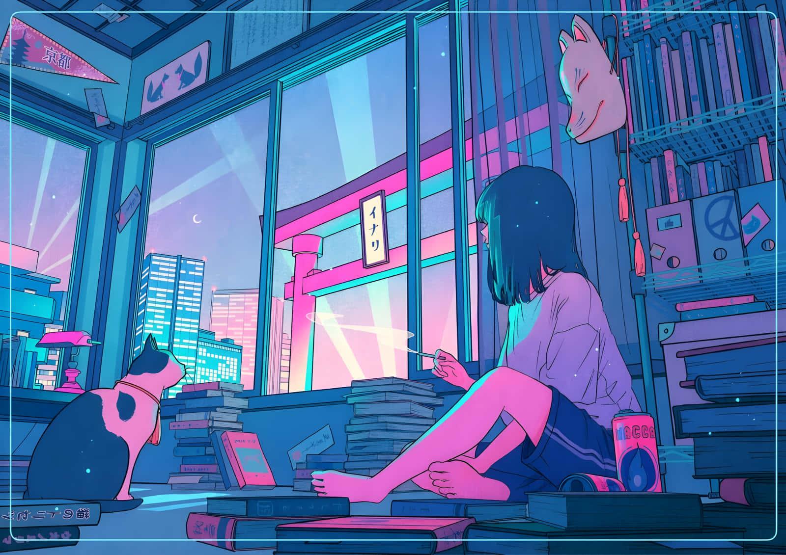 Japanese Anime Aesthetic Desktop Wallpapers Top Free Japanese Anime Aesthetic Desktop 