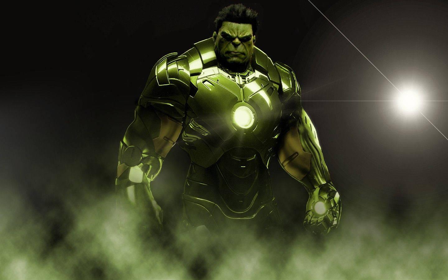 1440x900 Download Incredible Hulk In Ironman Suit Wallpaper