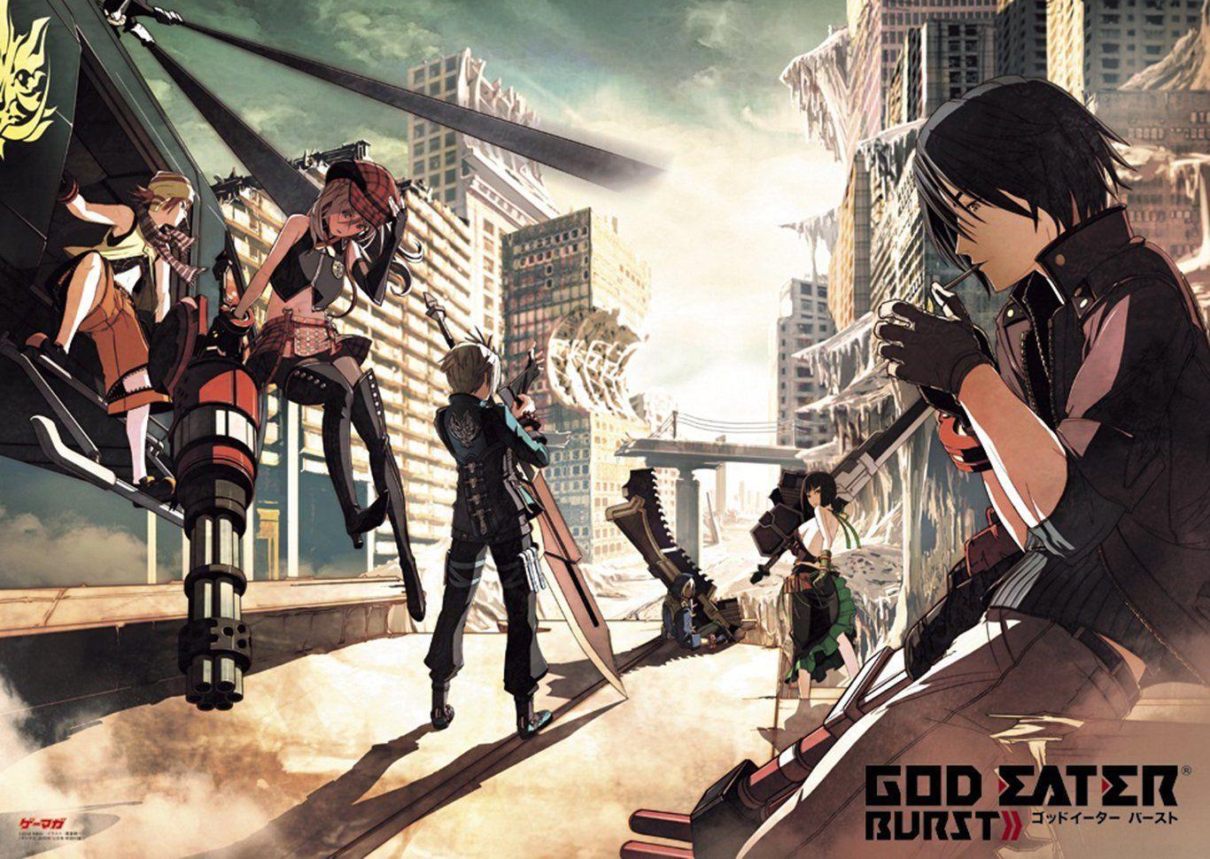 1366x970 God Eater Anime Wallpaper