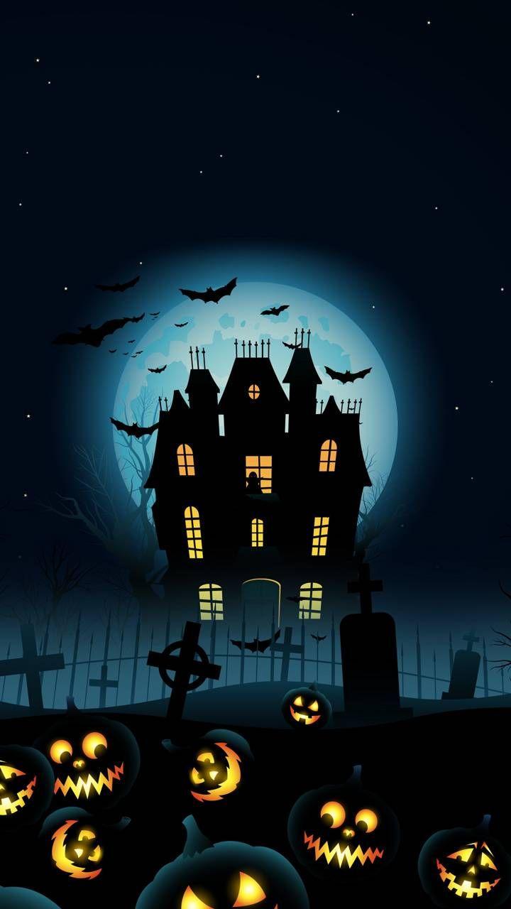 720x1280 Download Halloween House Wallpaper by K_a_r_m_a_ now. Browse millions of popular h. Halloween wallpaper, Halloween image, Halloween artwork