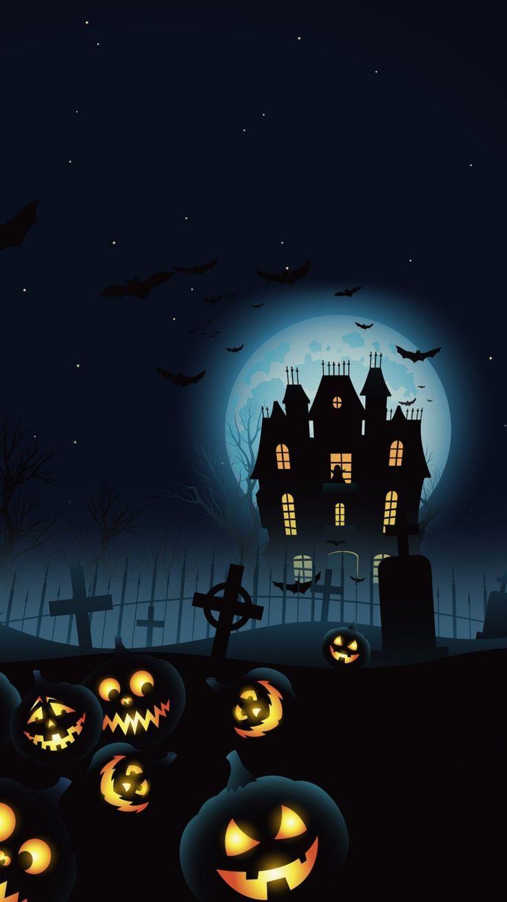 736x1308 Haunted House Hallowen Wallpaper, #Hallowen #HALLOWENfondos #Haunted #House #Wallpaper. Halloween backdrop, Halloween wallpaper, Halloween wallpaper background