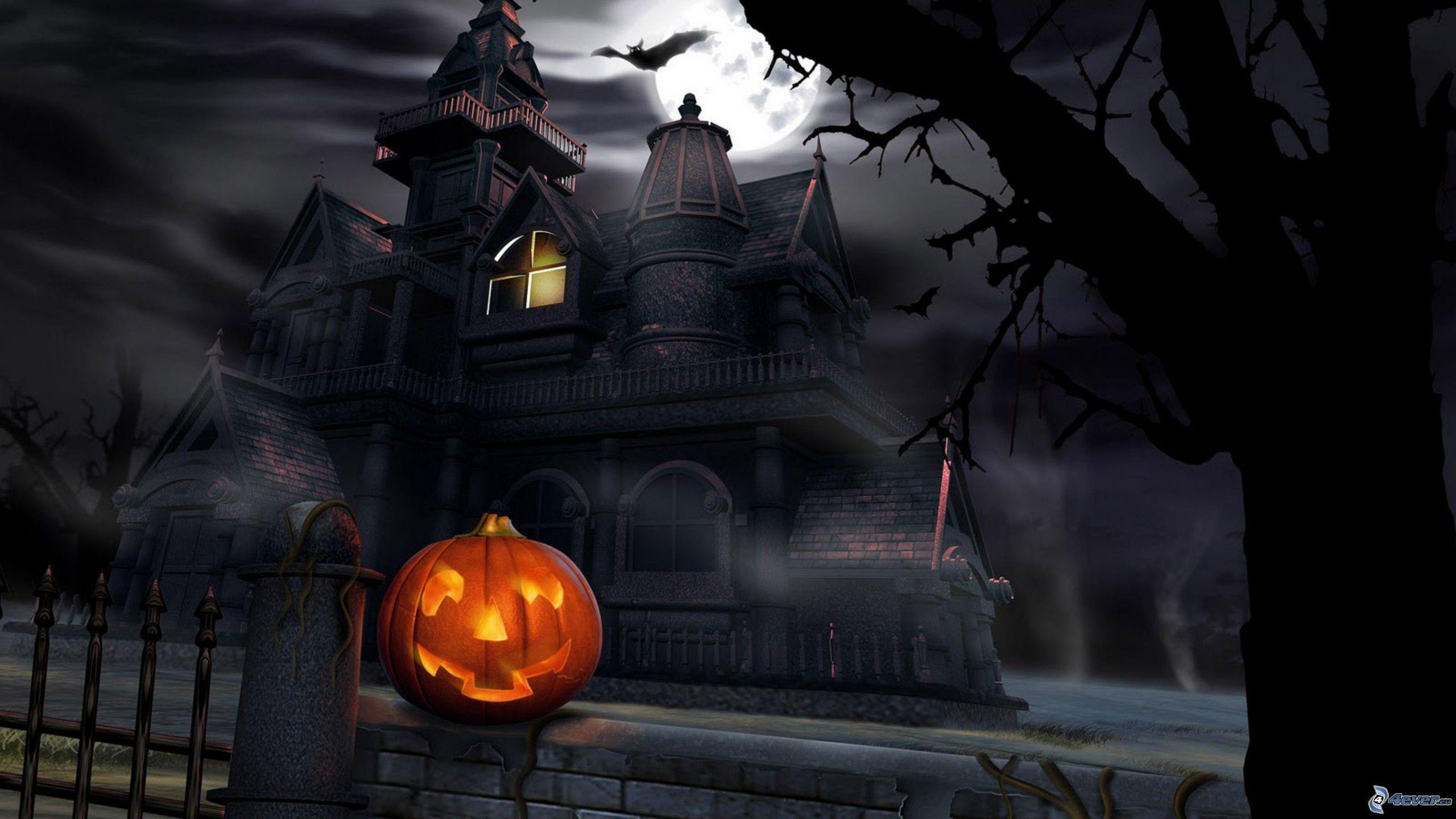 2560x1440 Haunted house
