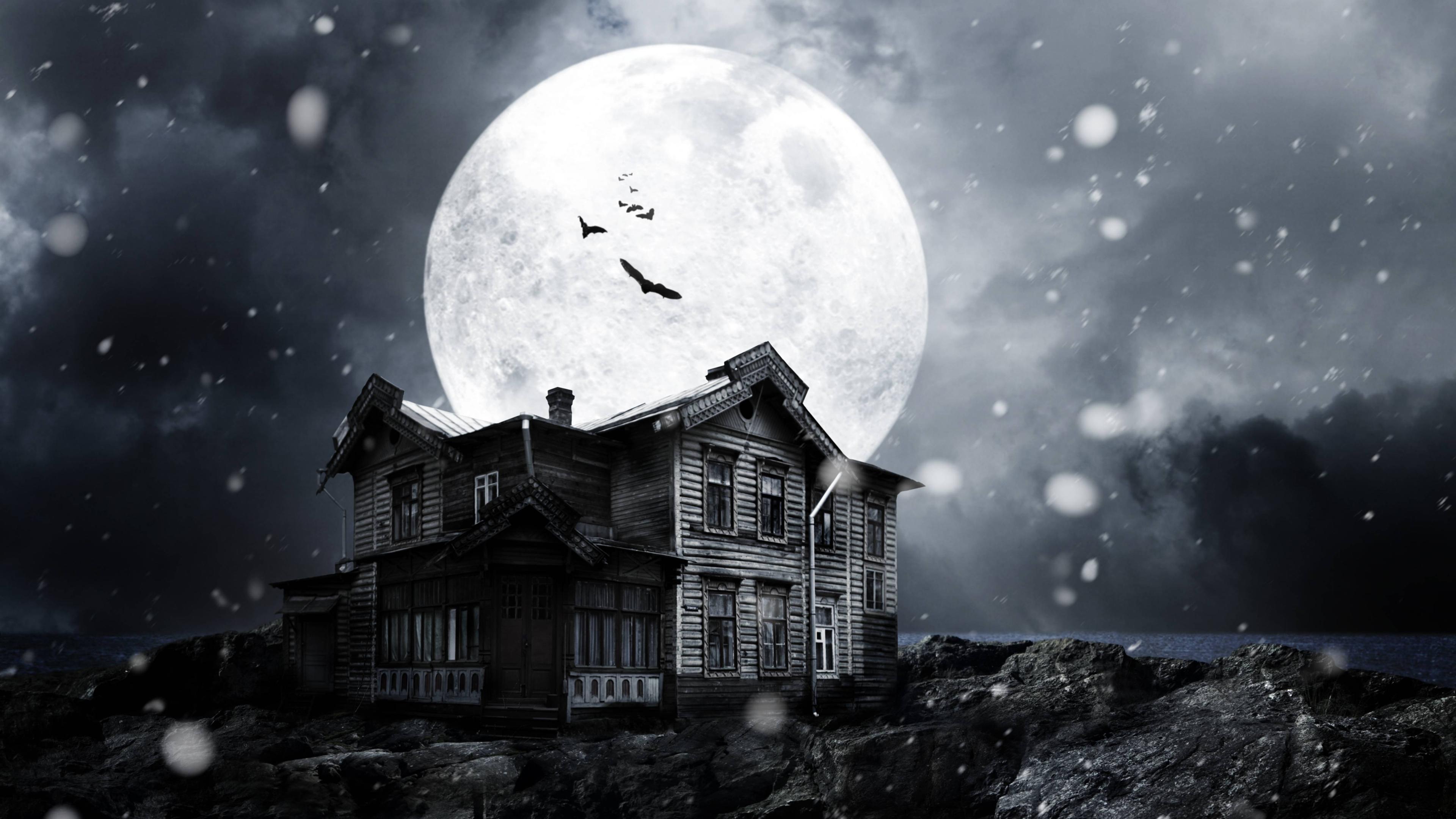 House Halloween Wallpapers - Top Free House Halloween Backgrounds ...