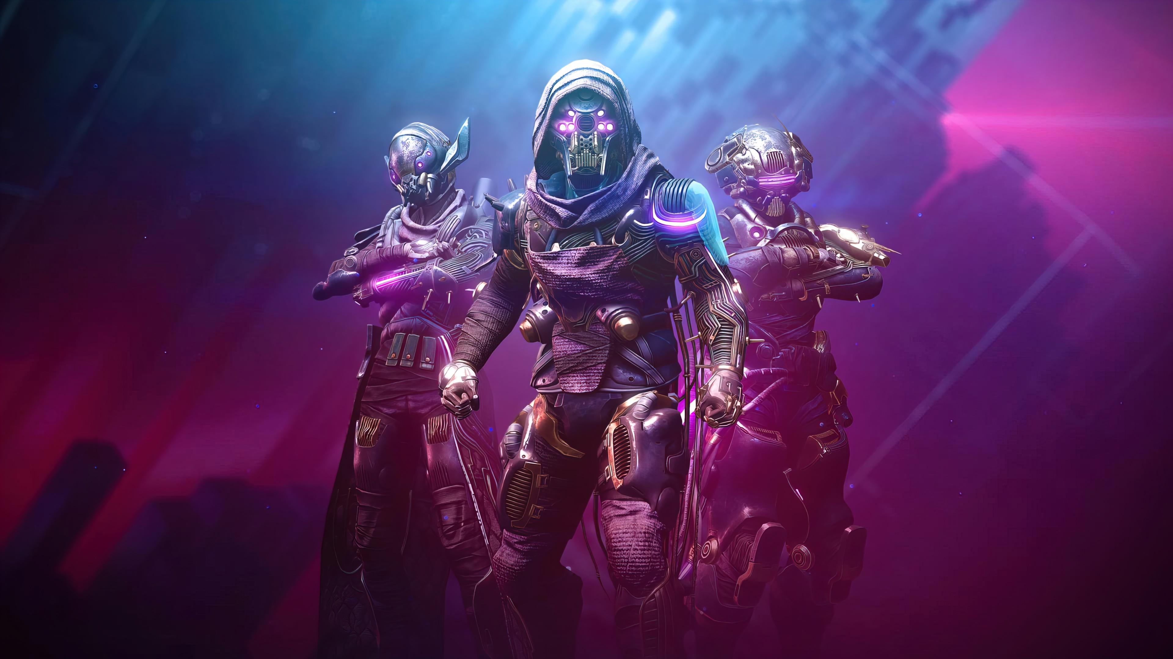 3840x2160 destiny, hunter, titan, warlock, 4k, pc Gallery HD Wallpaper